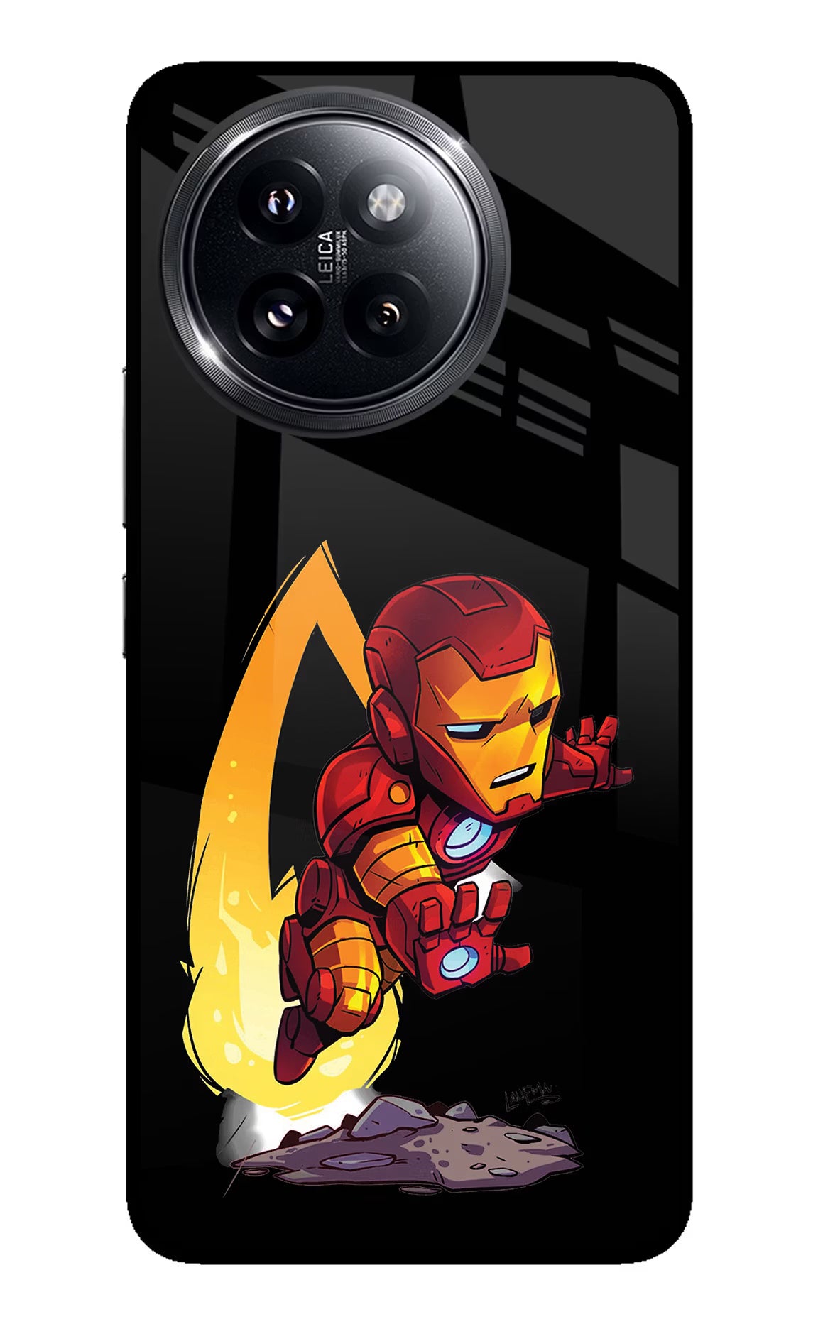 IronMan Xiaomi 14 Civi Glass Case Back Cover by Casekaro