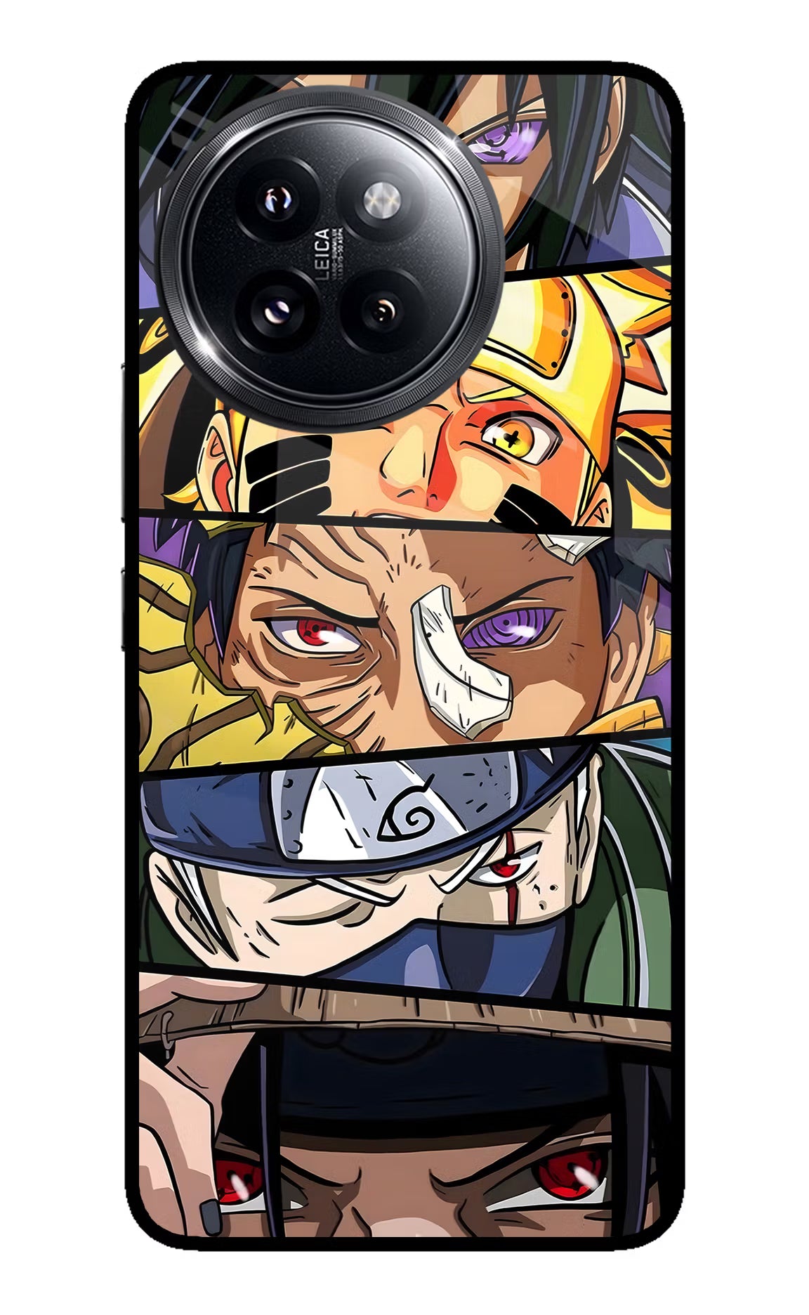 Naruto Character Xiaomi 14 Civi Glass Case Back Cover by Casekaro