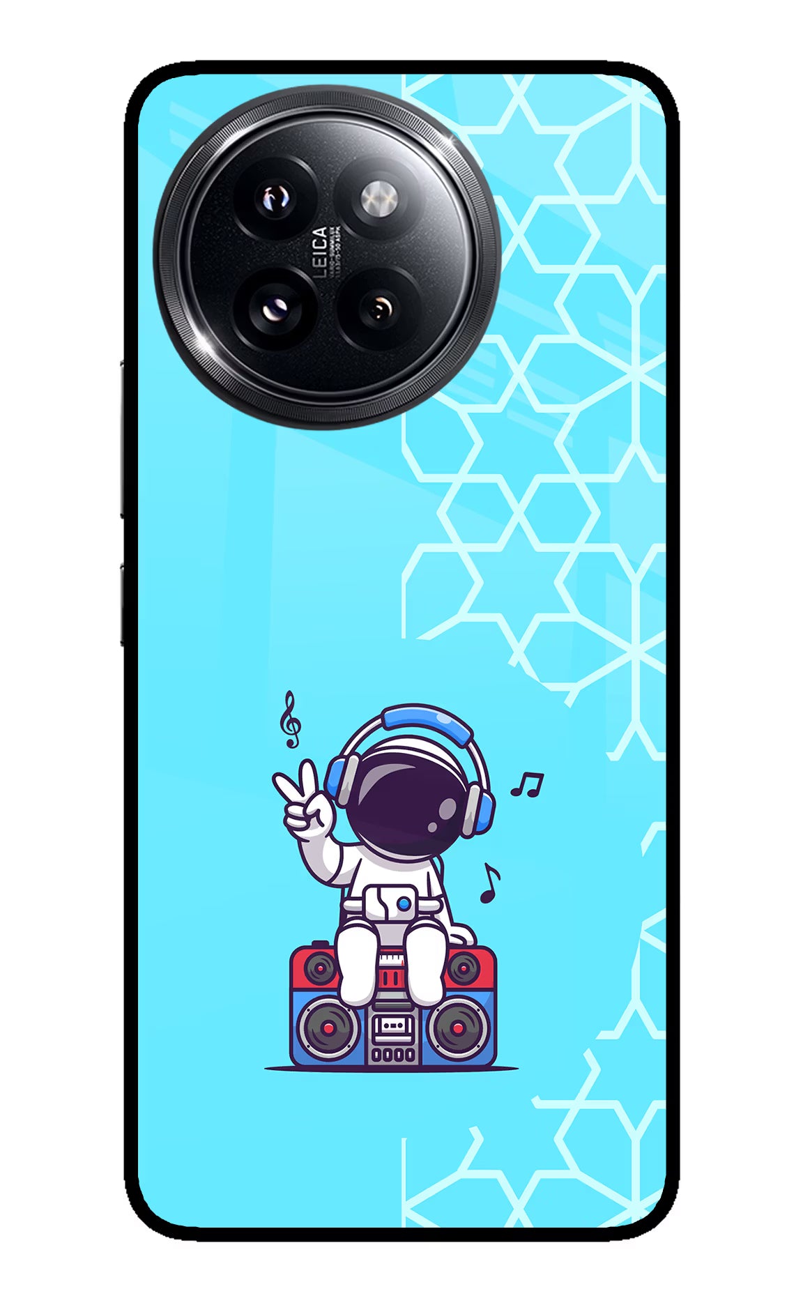 Cute Astronaut Chilling Xiaomi 14 Civi Glass Case