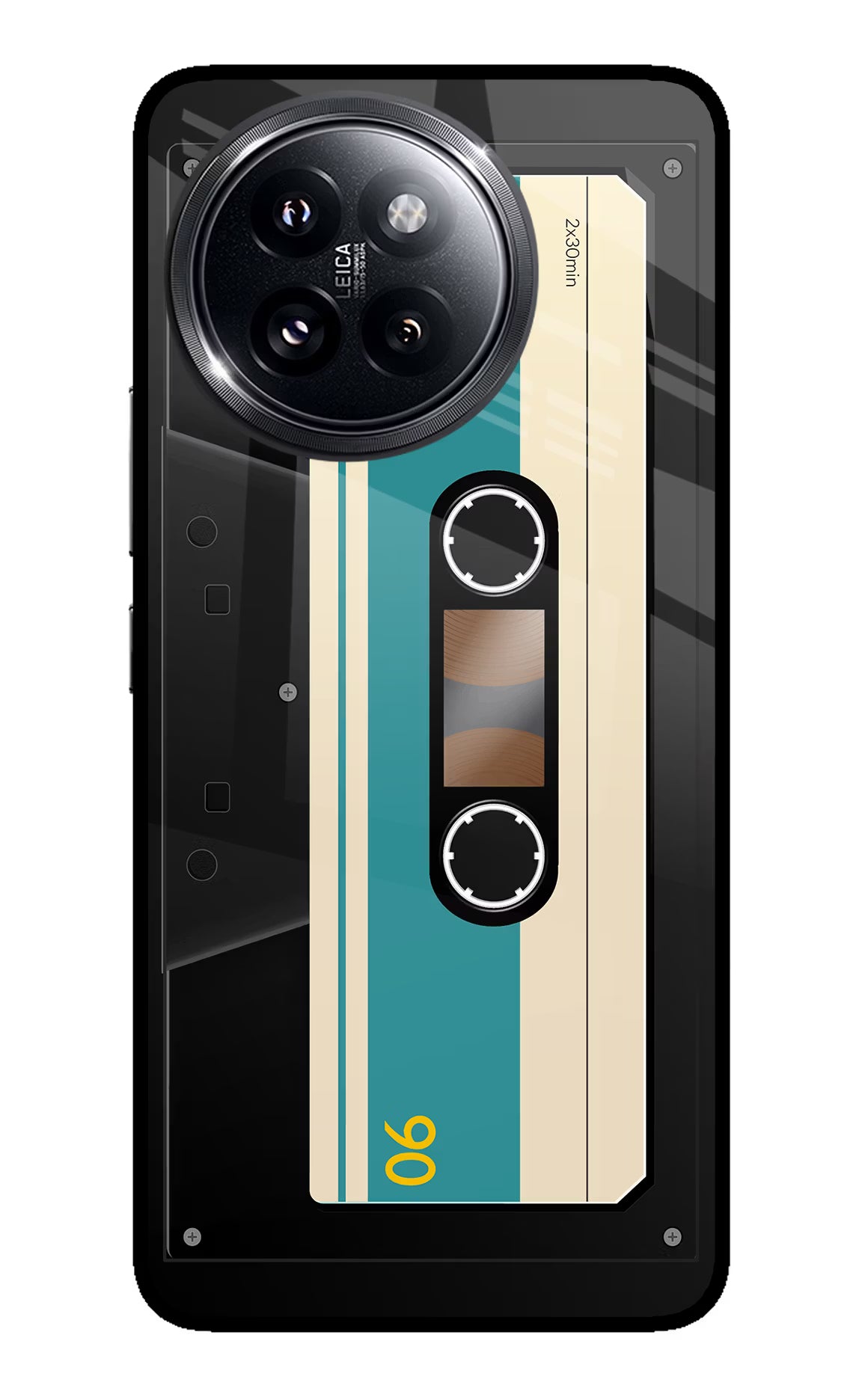 Cassette Xiaomi 14 Civi Glass Case Back Cover by Casekaro