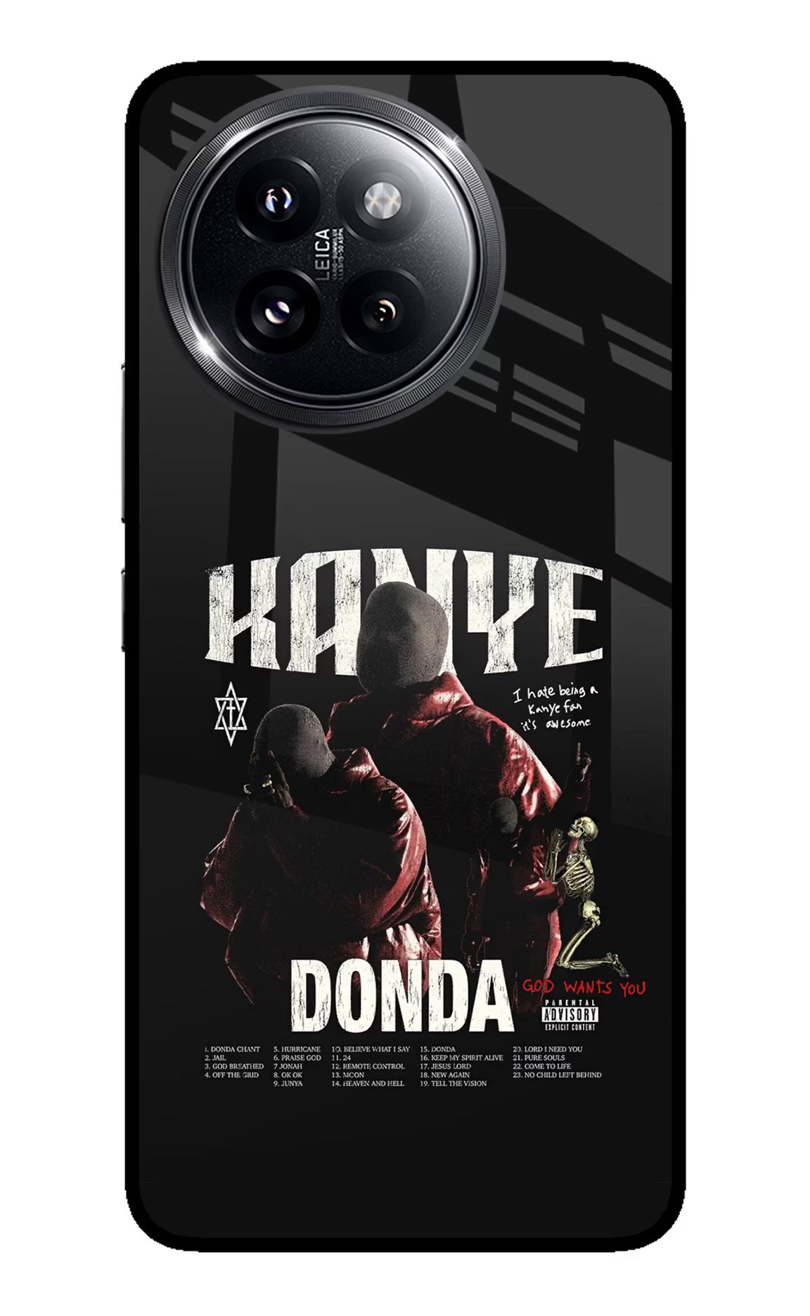 Donda Kanye West Xiaomi 14 Civi Glass Case
