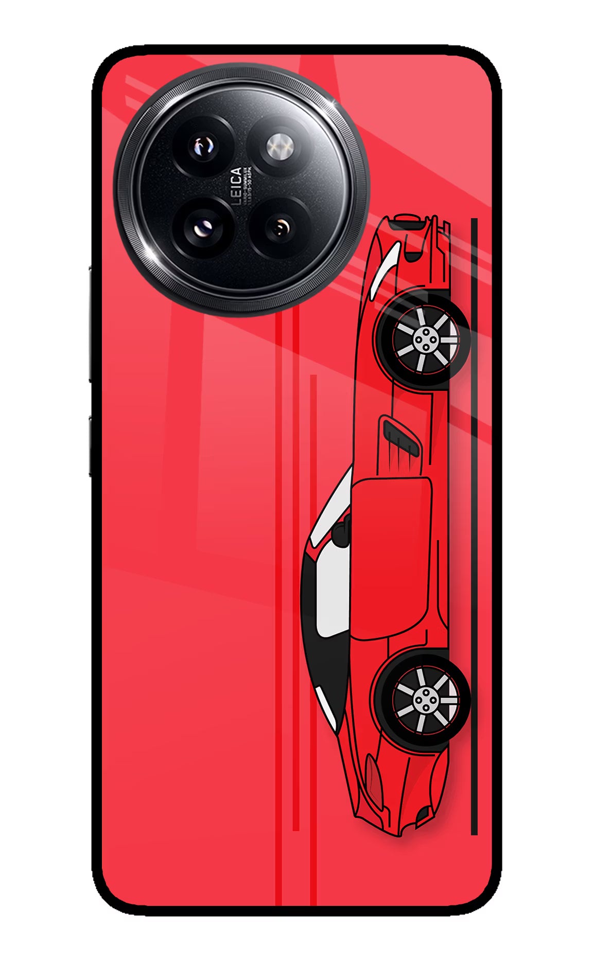 Red Velocity Xiaomi 14 Civi Glass Case