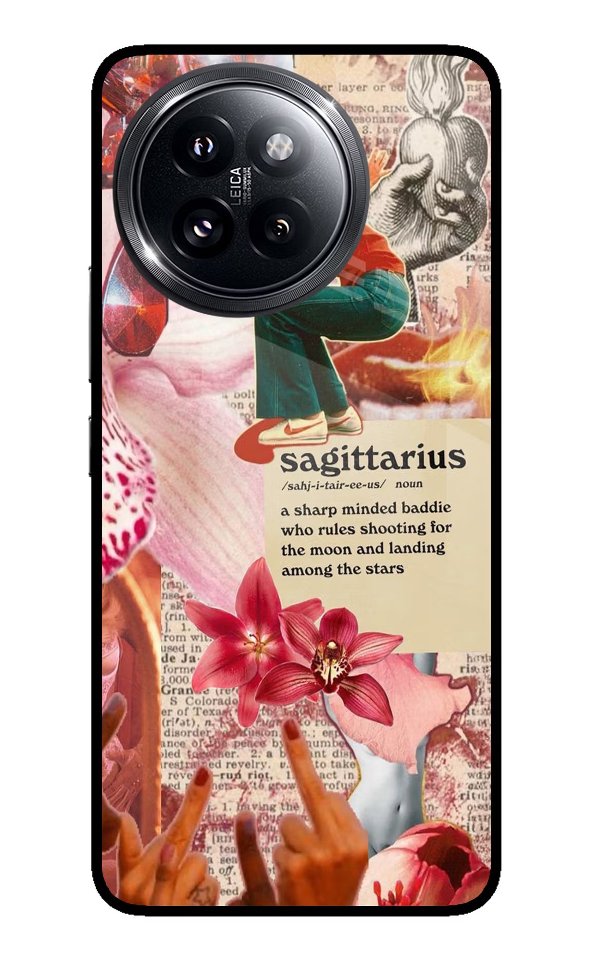 Sagittarius Zodiac Xiaomi 14 Civi Glass Case Back Cover by Casekaro