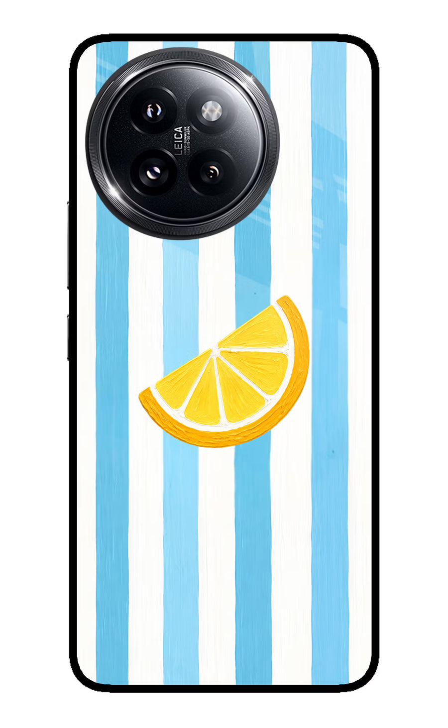 Summer Lemon Xiaomi 14 Civi Back Cover, Glass case