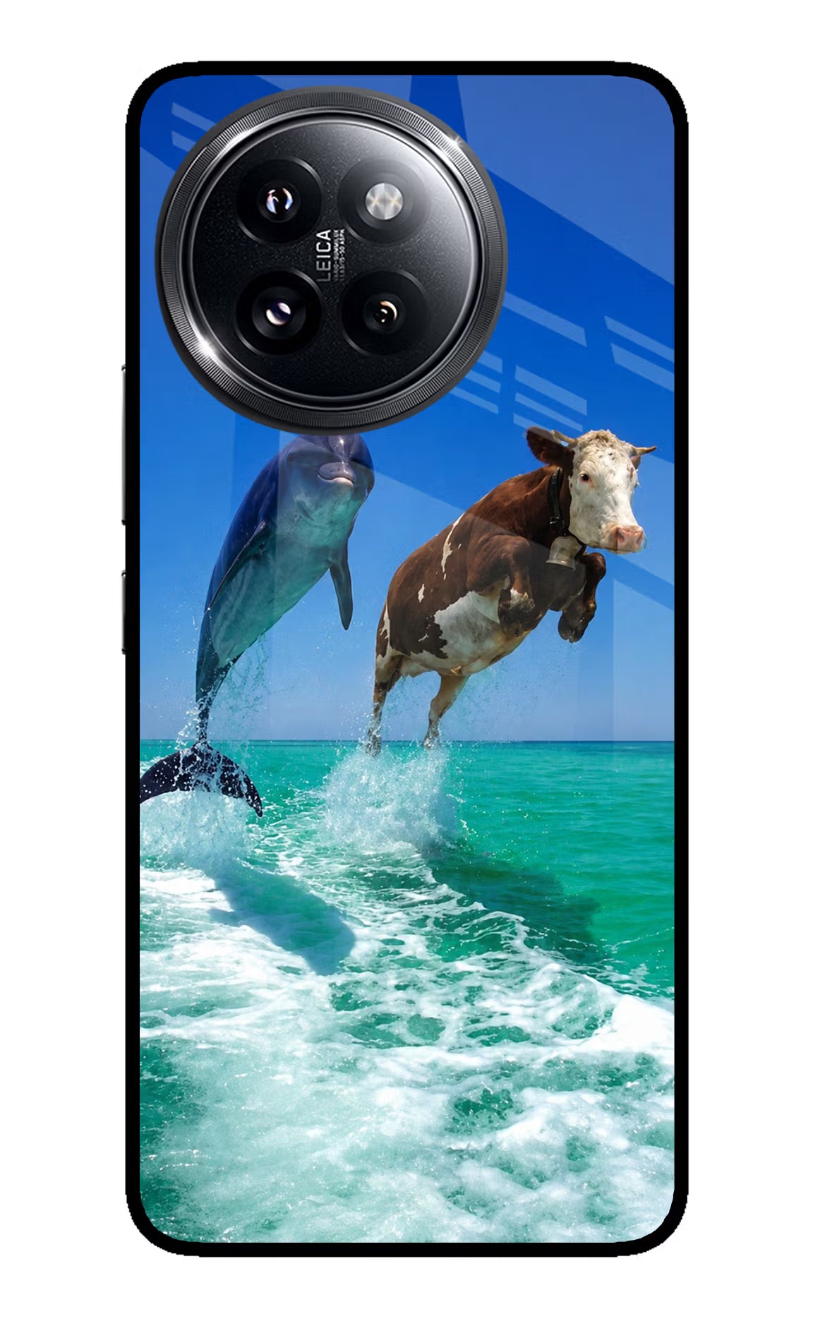 Dolphin vs Cow Xiaomi 14 Civi Glass Case