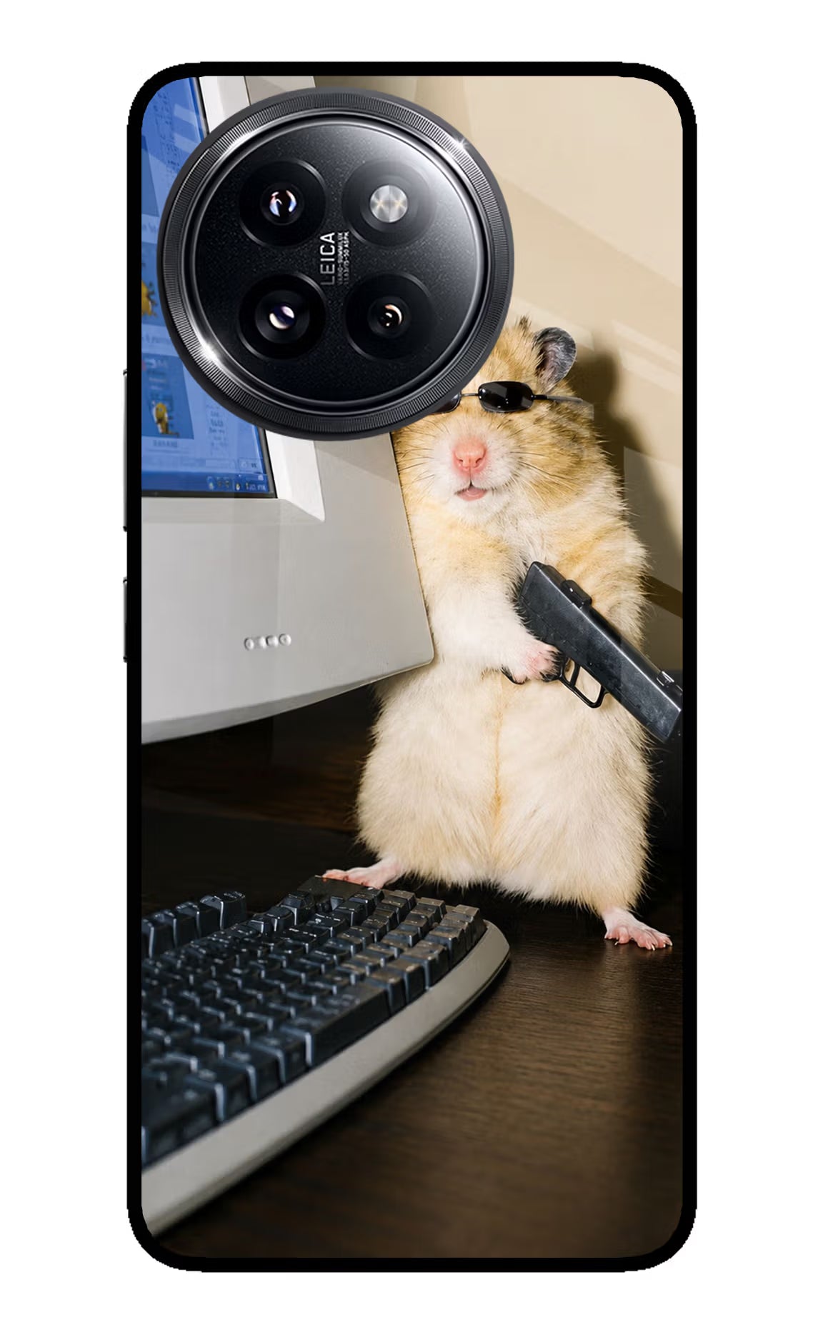 Hacker Hamster Xiaomi 14 Civi Glass Case