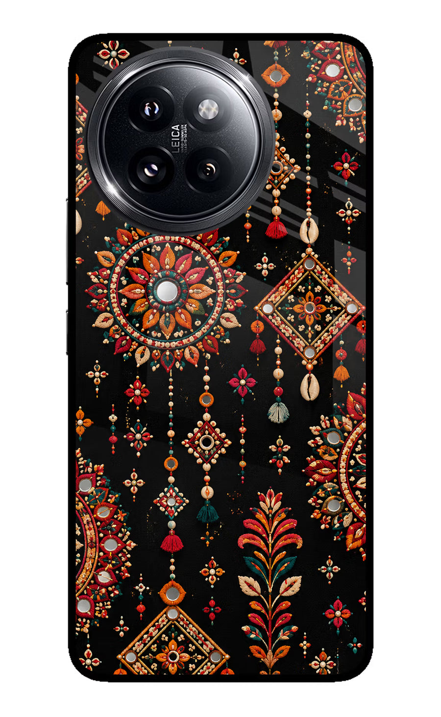 Boho Noir Xiaomi 14 Civi Back Cover, Glass case