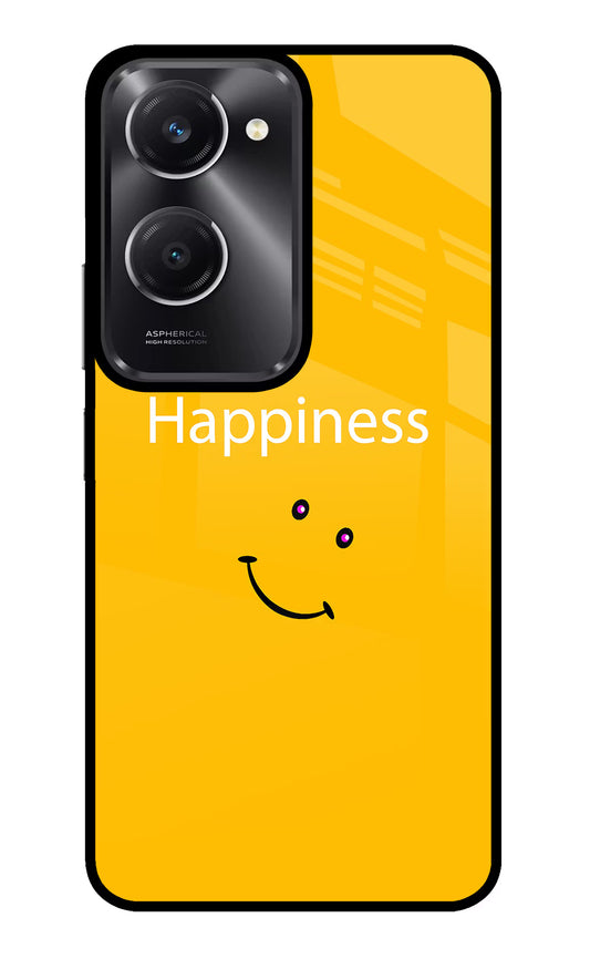 Happiness With Smiley Vivo T3 Lite 5G Glass Case