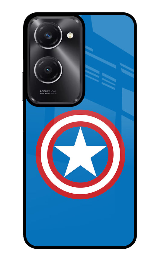 Captain America Logo Vivo T3 Lite 5G Glass Case