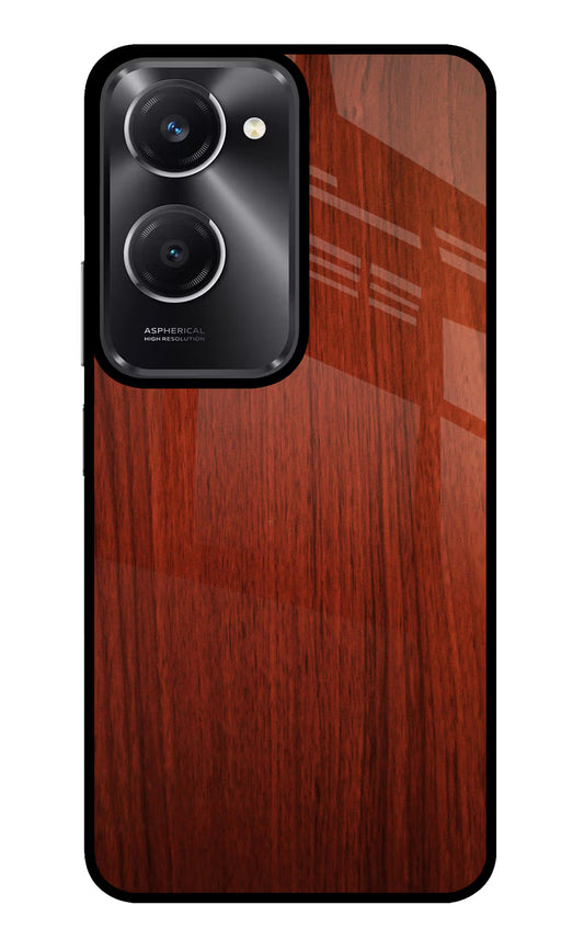 Wooden Plain Pattern Vivo T3 Lite 5G Glass Case