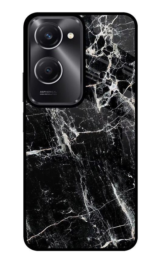 Black Marble Texture Vivo T3 Lite 5G Glass Case