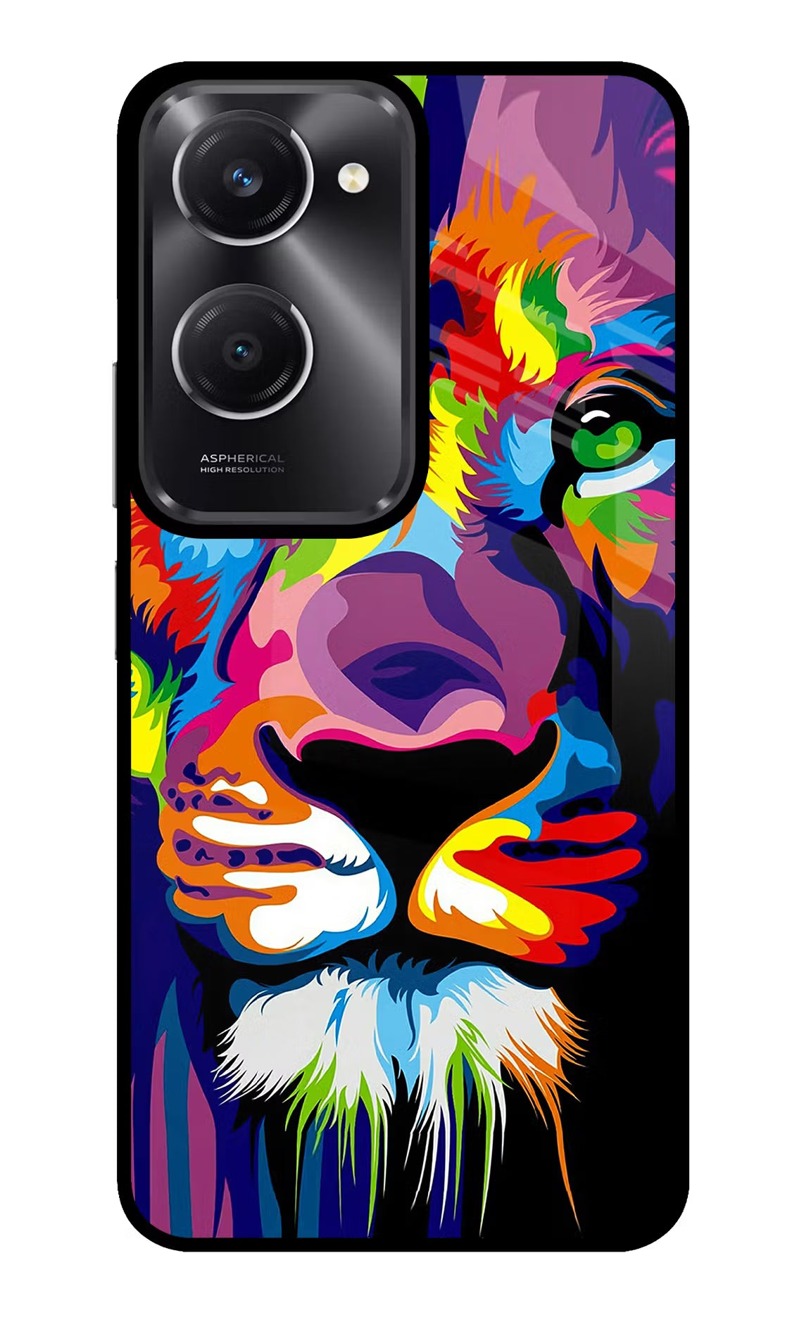 Lion Vivo T3 Lite 5G Glass Case Back Cover by Casekaro