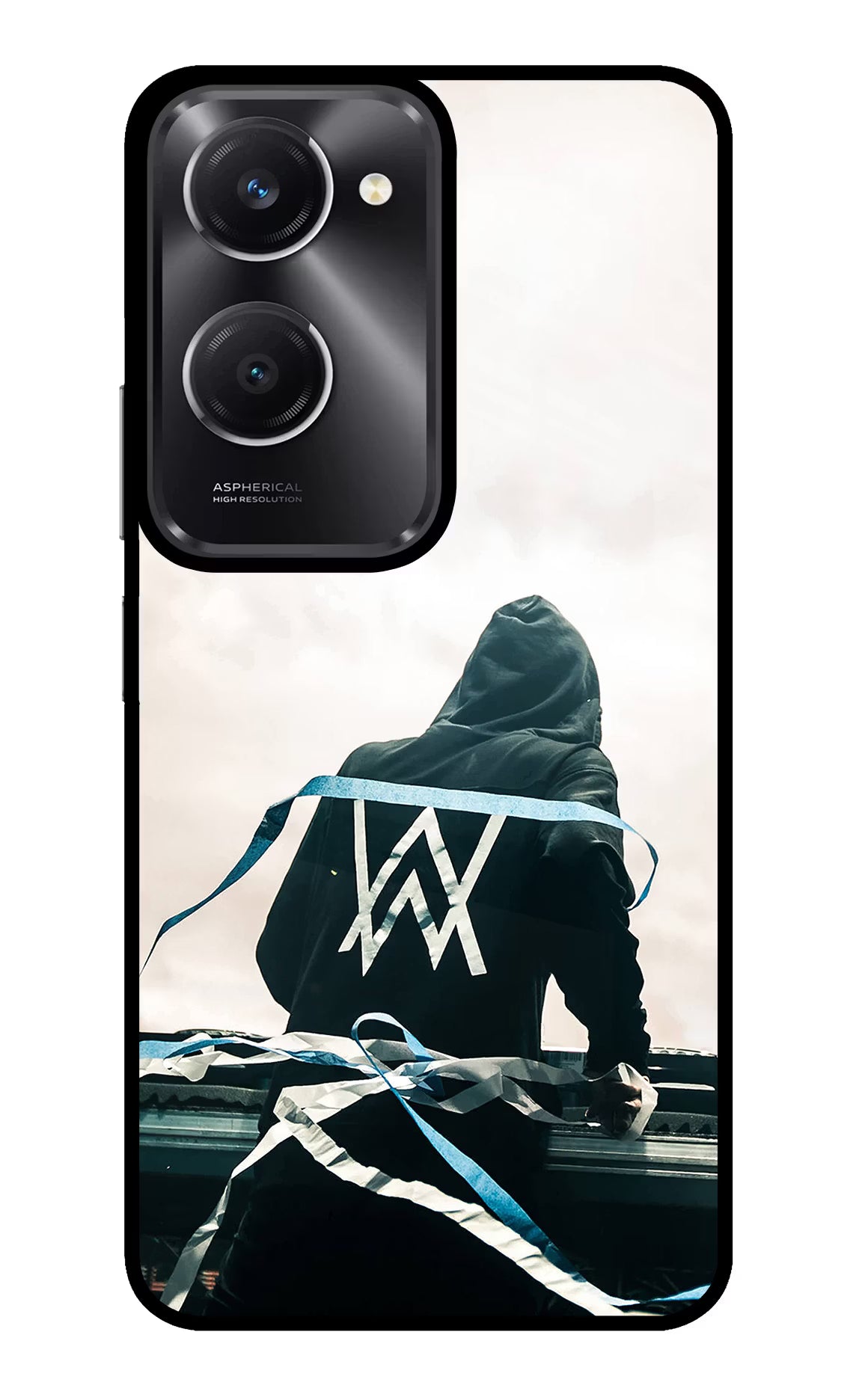 Alan Walker Vivo T3 Lite 5G Glass Case Back Cover by Casekaro