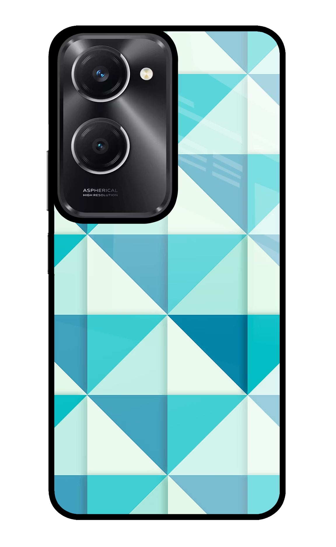 Abstract Vivo T3 Lite 5G Glass Case Back Cover by Casekaro