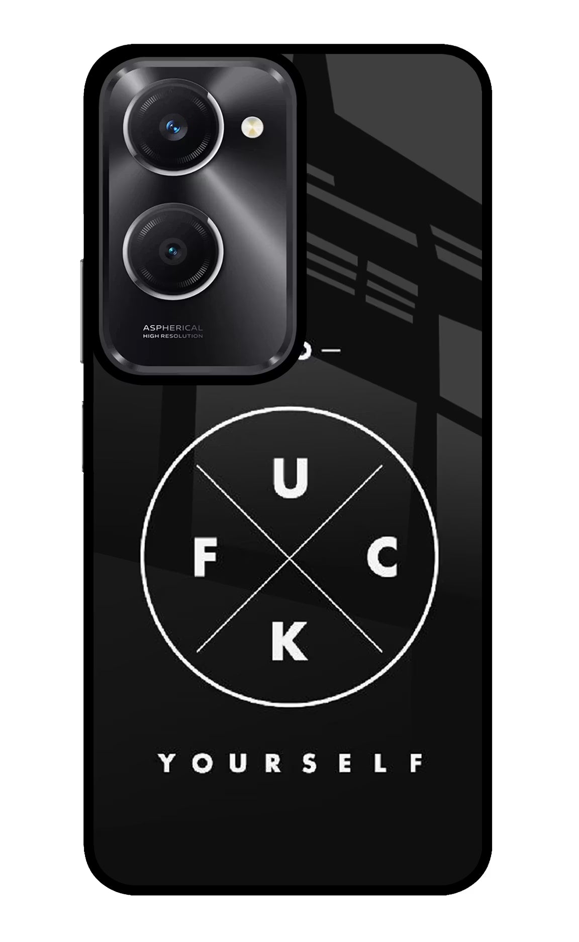 Go Fuck Yourself Vivo T3 Lite 5G Glass Case
