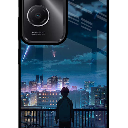 Anime Vivo T3 Lite 5G Glass Case Back Cover by Casekaro