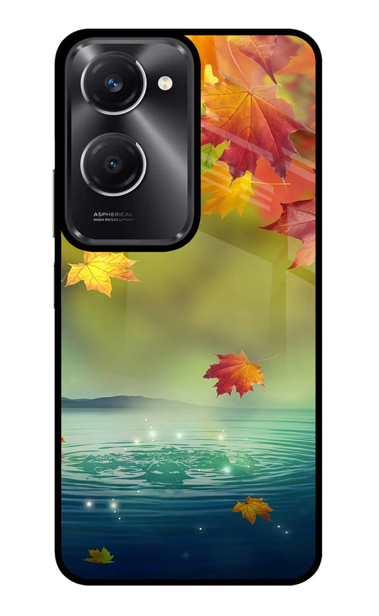 Flowers Vivo T3 Lite 5G Glass Case