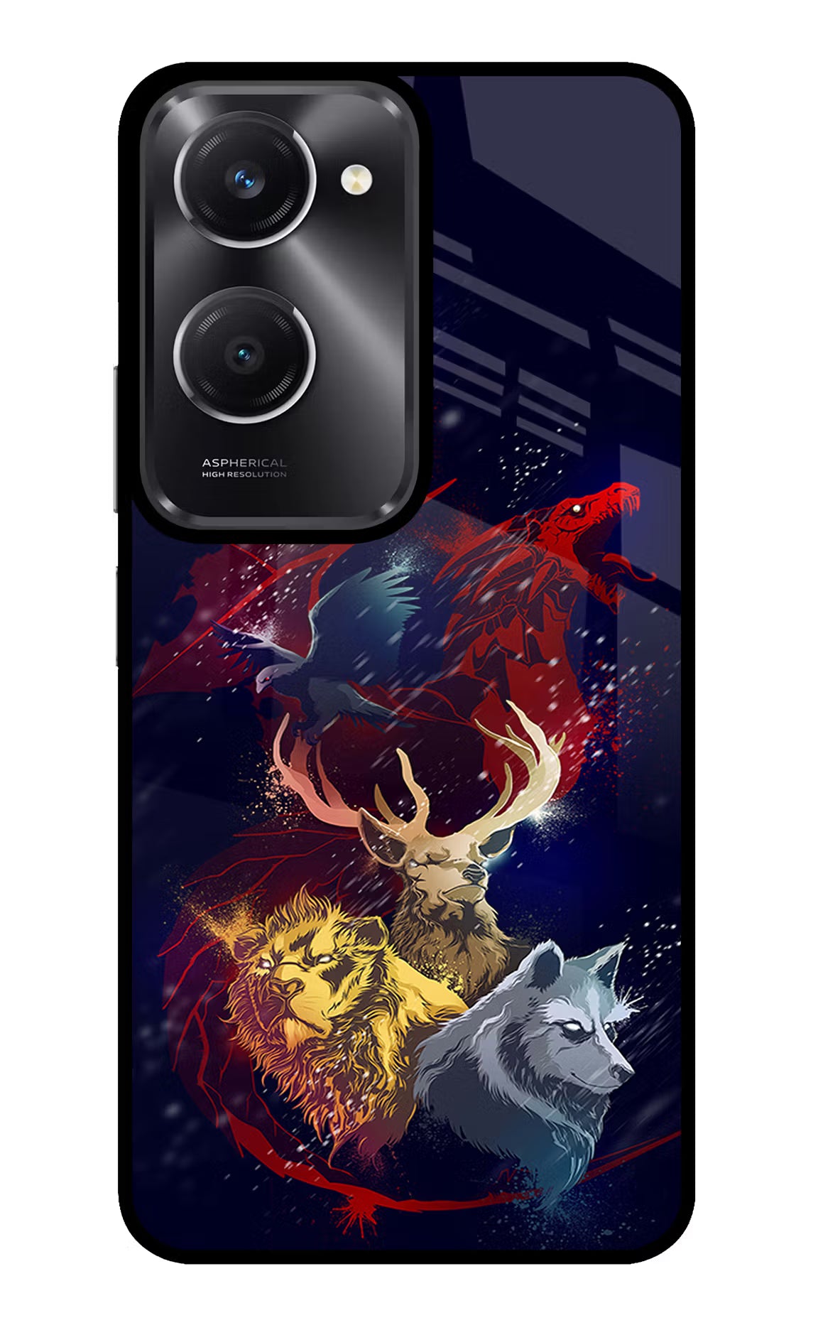 Game Of Thrones Vivo T3 Lite 5G Glass Case Back Cover by Casekaro