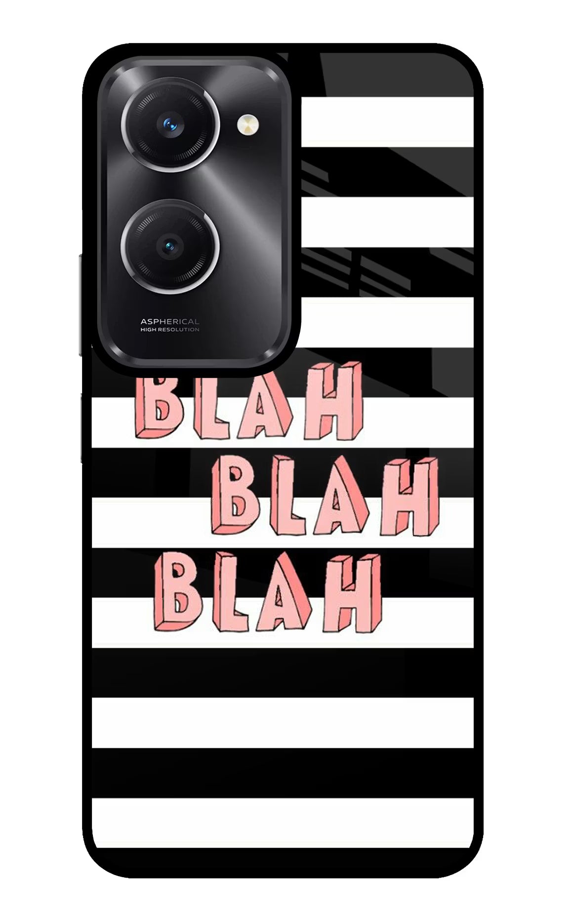 Blah Blah Blah Vivo T3 Lite 5G Glass Case