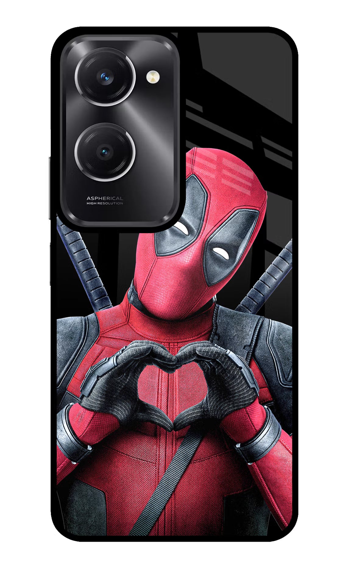 Deadpool Vivo T3 Lite 5G Glass Case