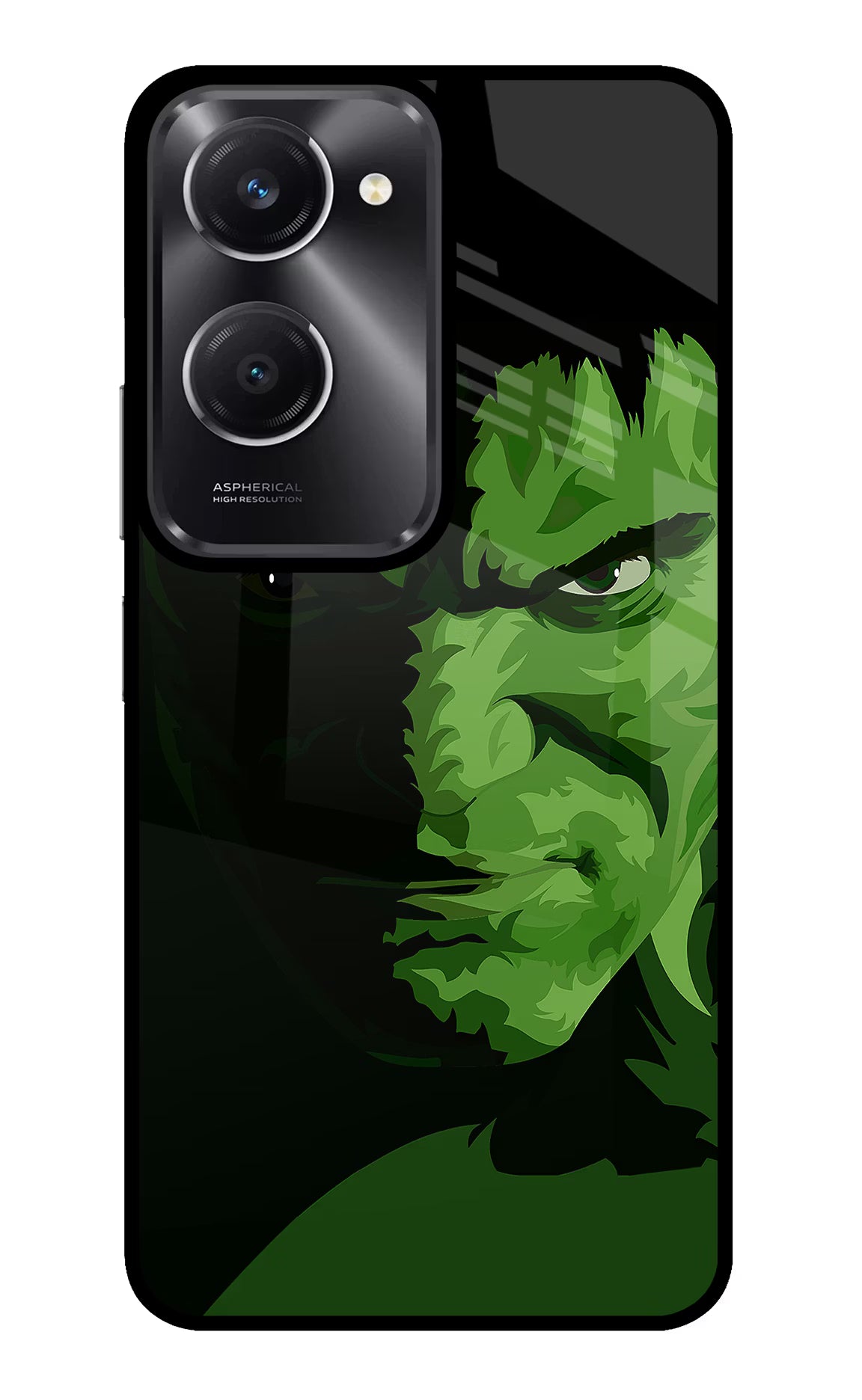 HULK Vivo T3 Lite 5G Glass Case Back Cover by Casekaro