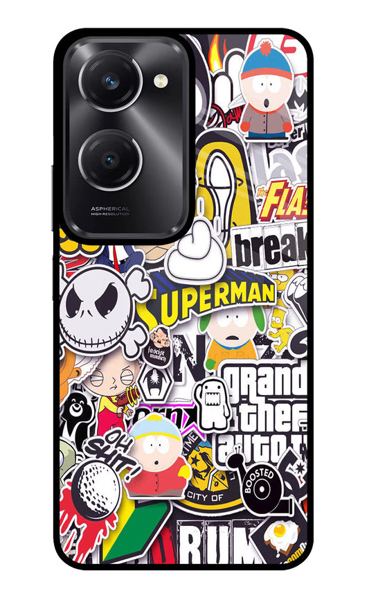 Sticker Bomb Vivo T3 Lite 5G Glass Case