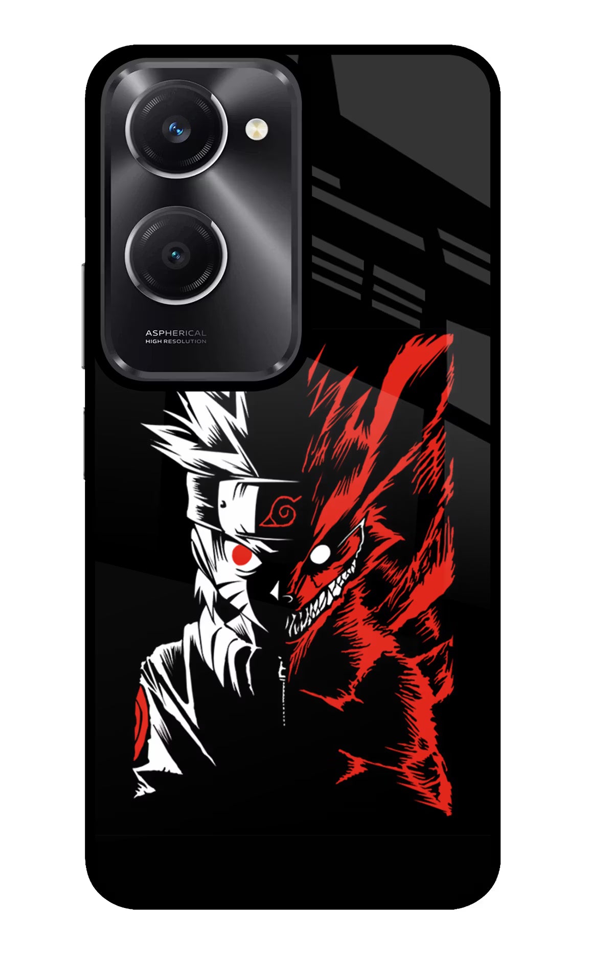 Naruto Two Face Vivo T3 Lite 5G Glass Case
