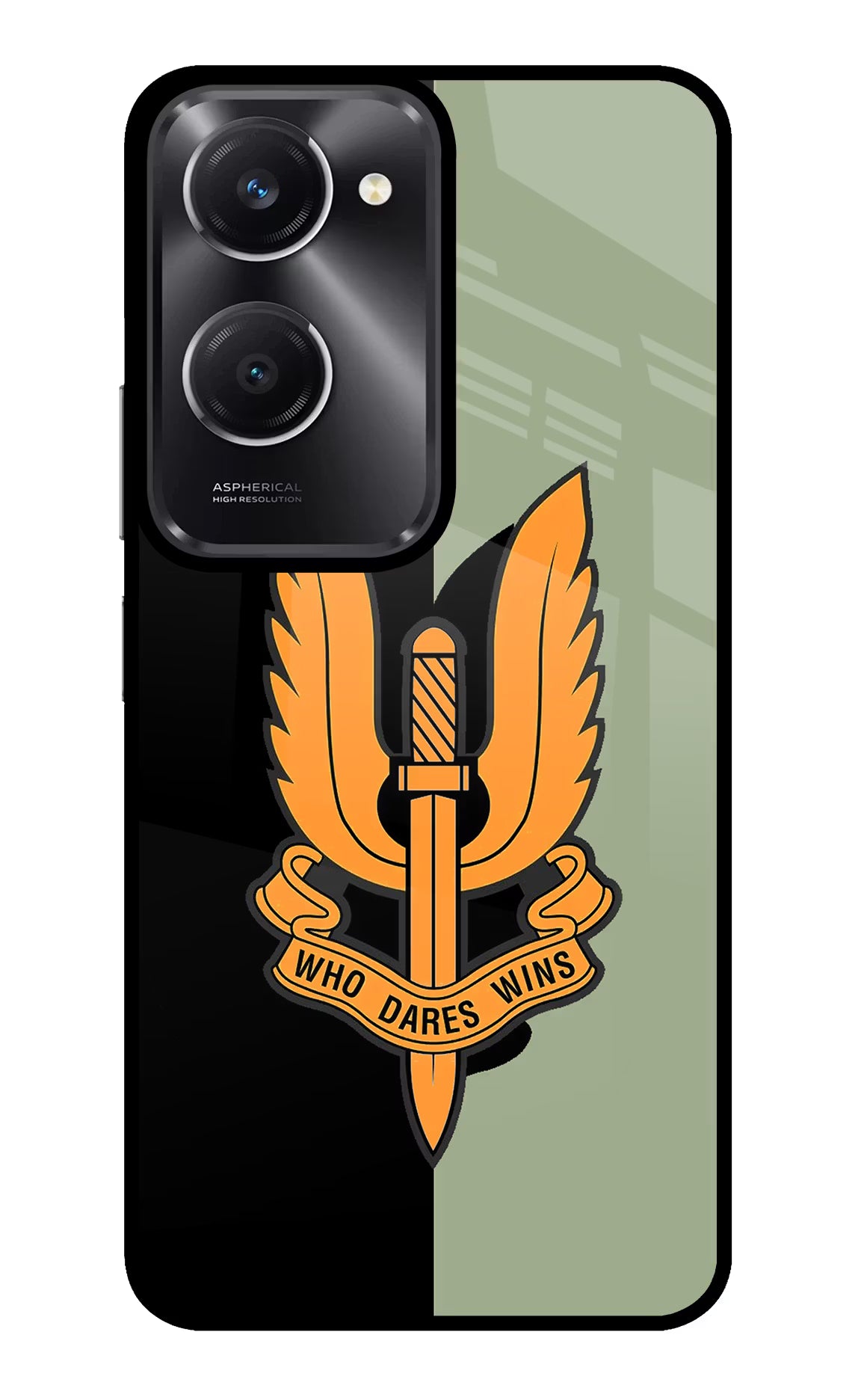 Balidan Logo Vivo T3 Lite 5G Glass Case Back Cover by Casekaro