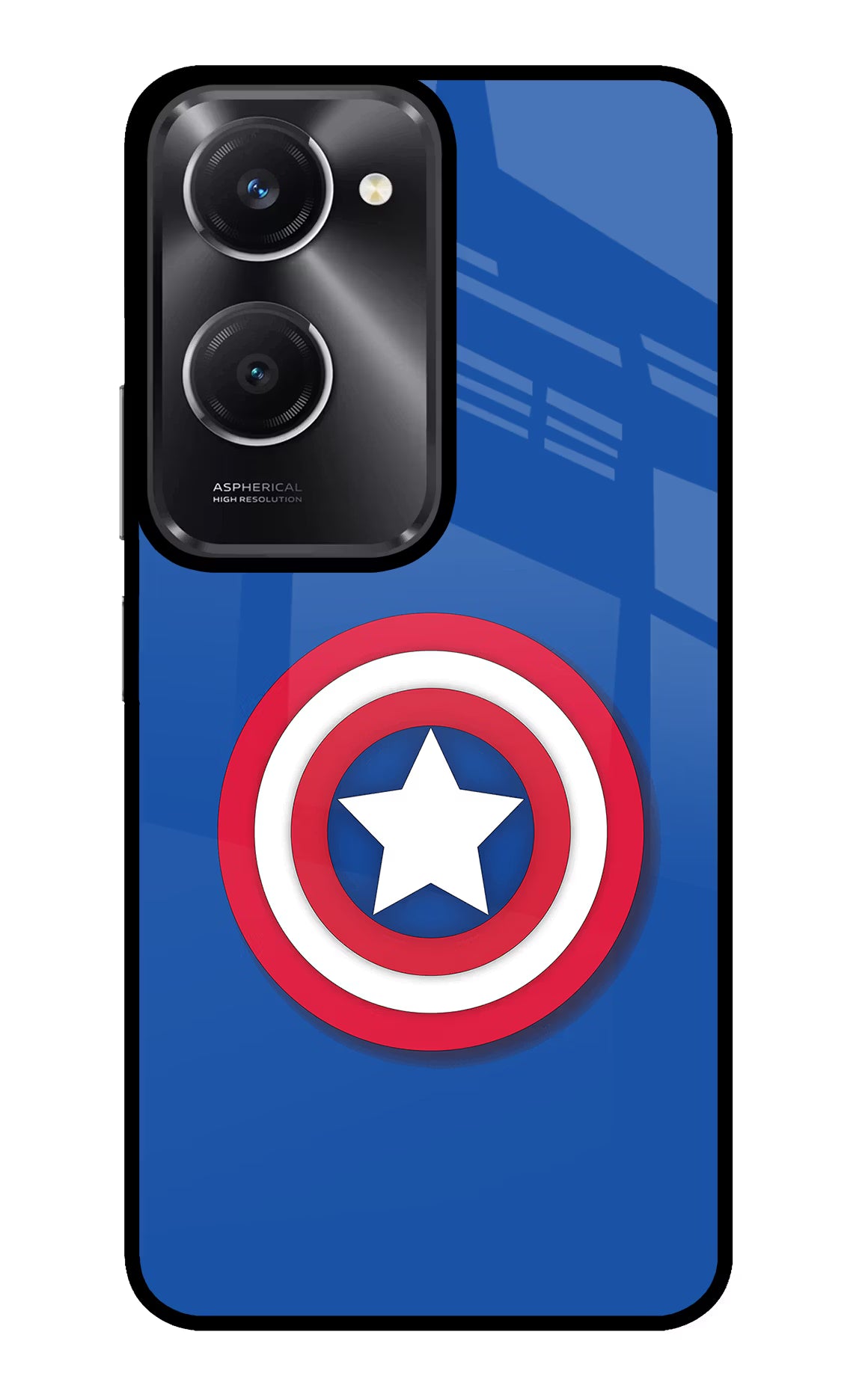 Shield Vivo T3 Lite 5G Glass Case Back Cover by Casekaro