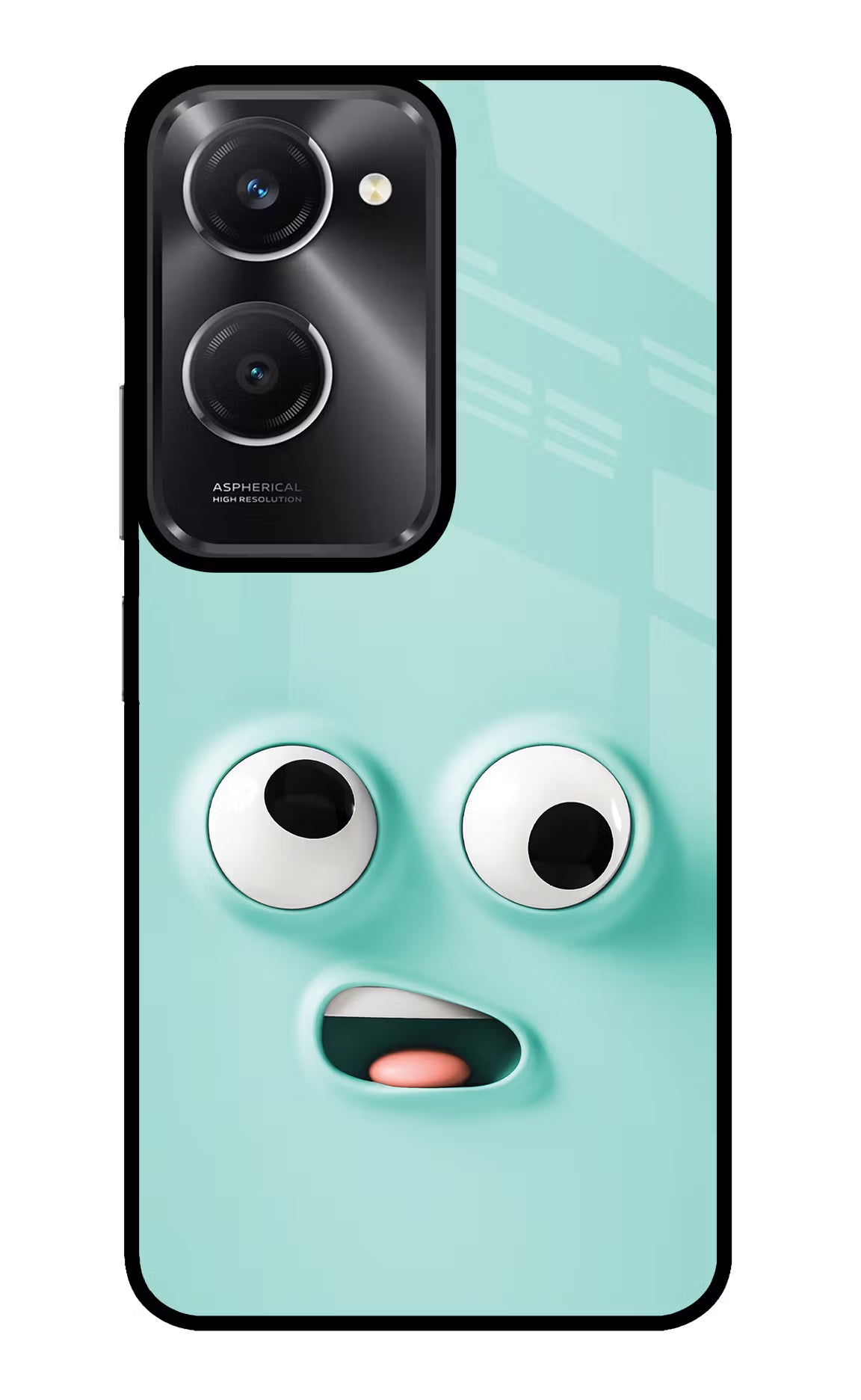 Funny Cartoon Vivo T3 Lite 5G Glass Case