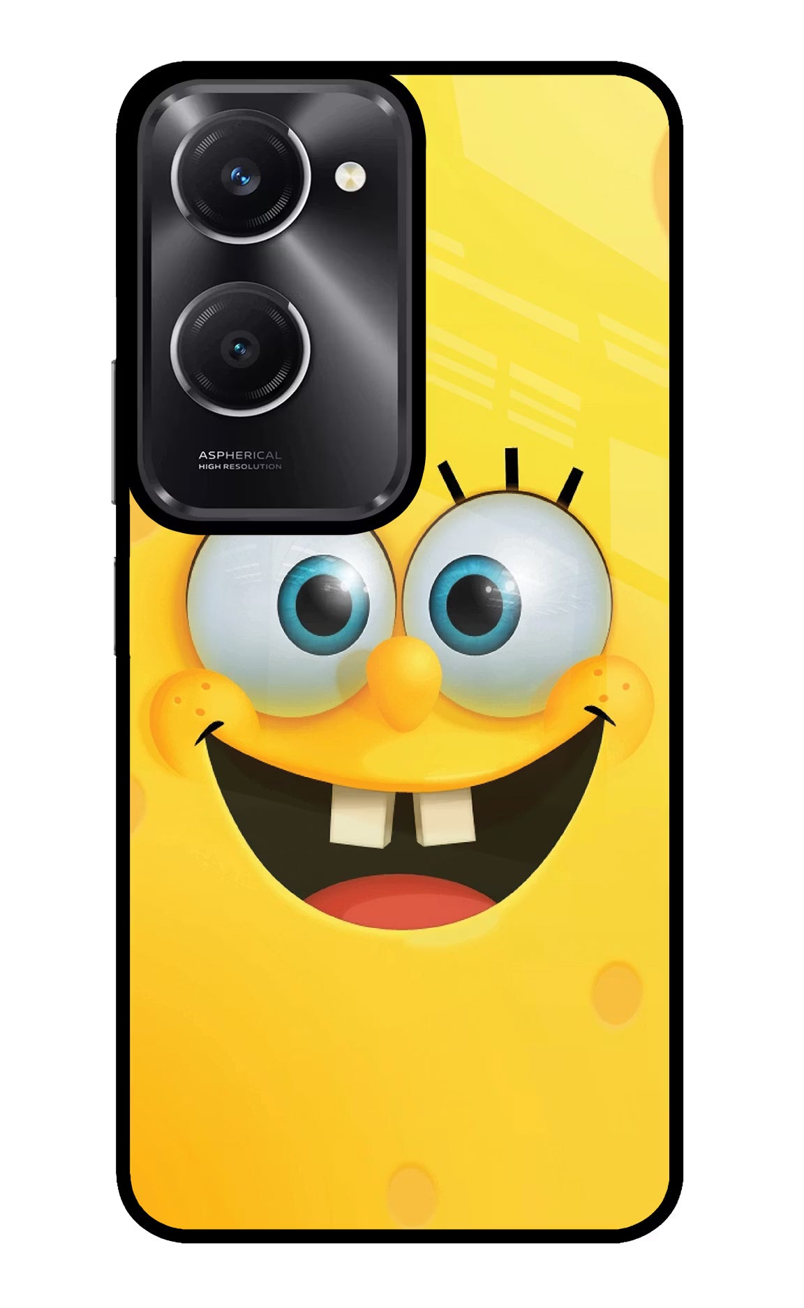 Sponge 1 Vivo T3 Lite 5G Glass Case Back Cover by Casekaro