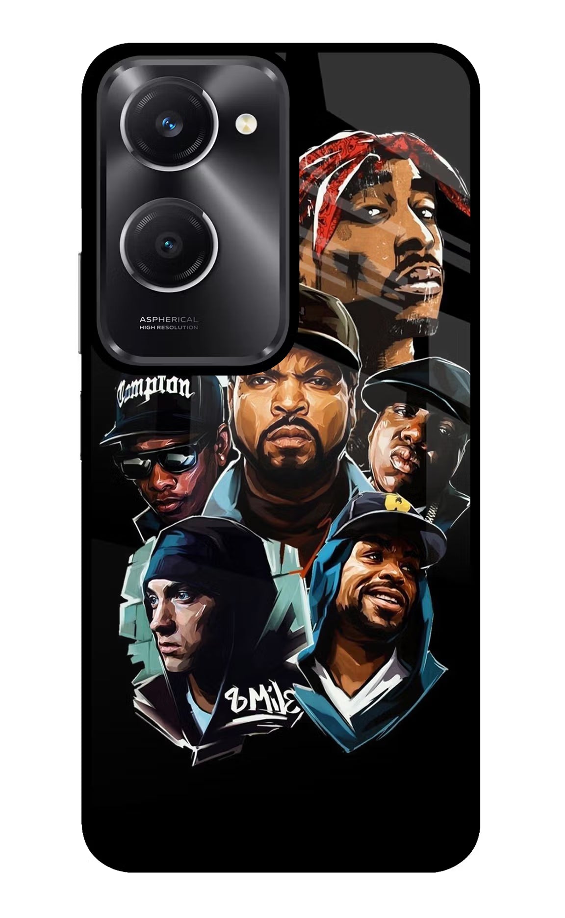 Rappers Vivo T3 Lite 5G Glass Case