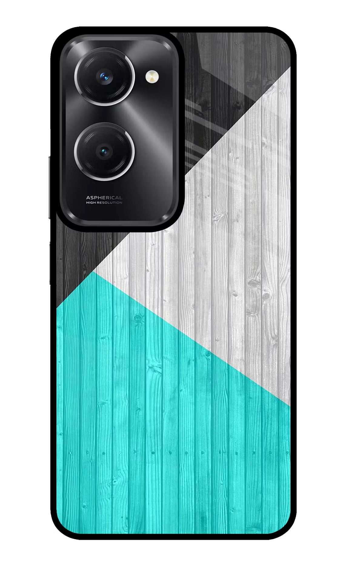 Wooden Abstract Vivo T3 Lite 5G Glass Case