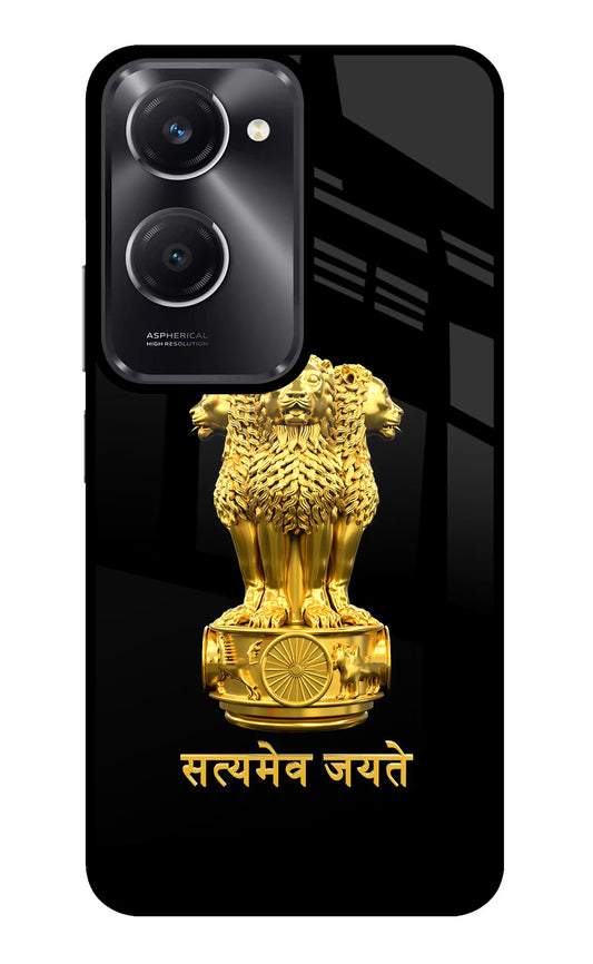 Satyamev Jayate Golden Vivo T3 Lite 5G Glass Case