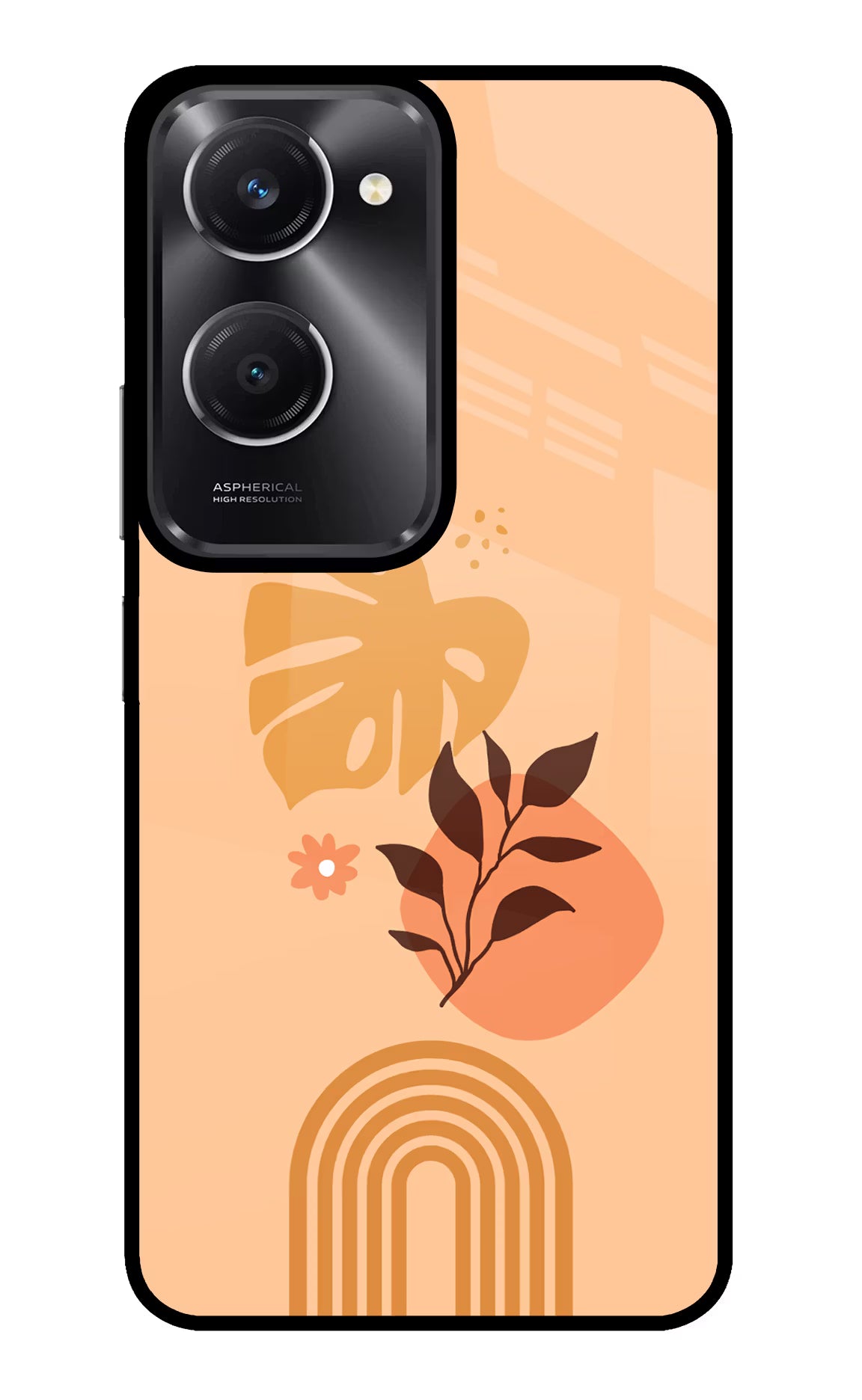 Bohemian Art Vivo T3 Lite 5G Glass Case Back Cover by Casekaro