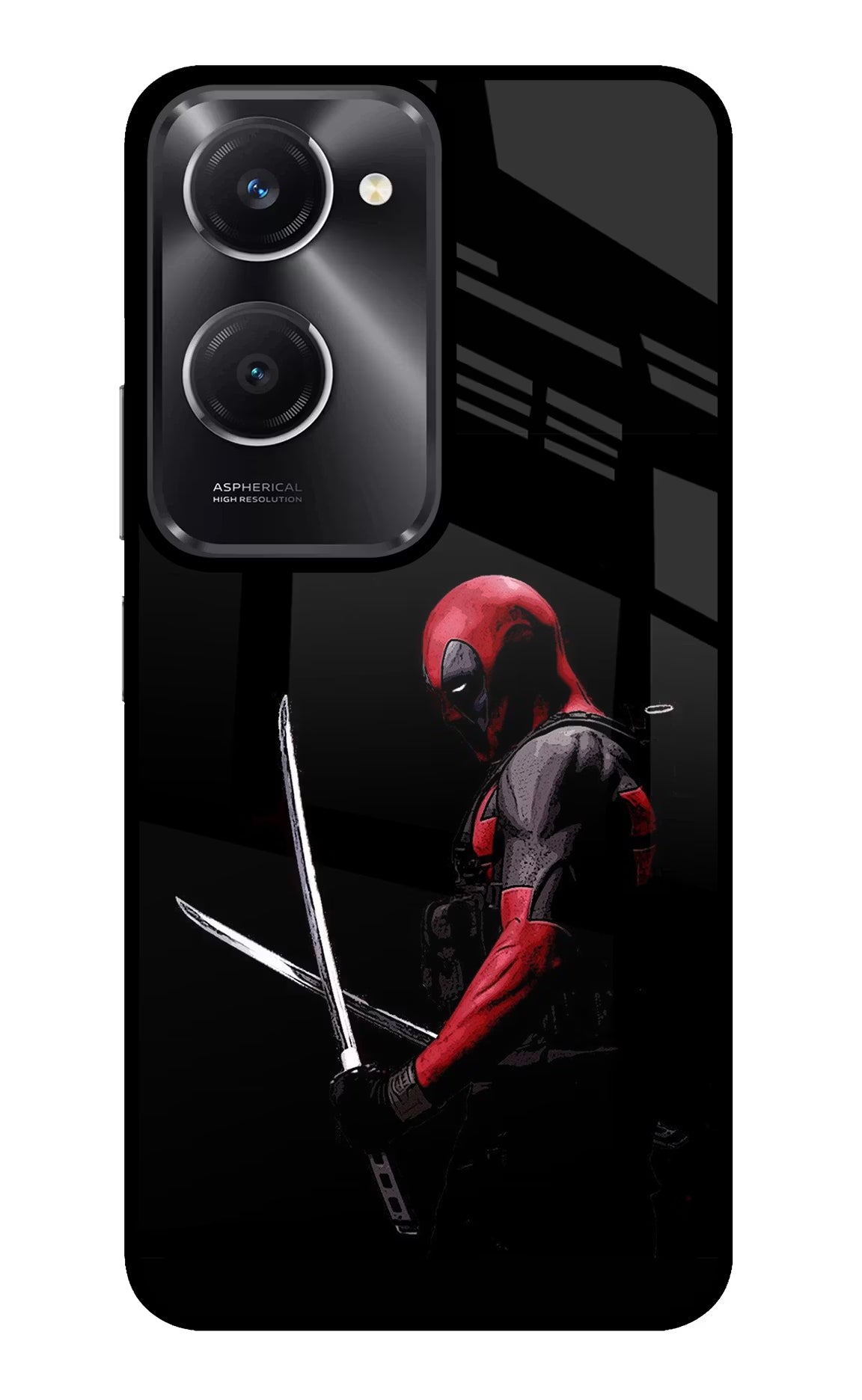 Deadpool Vivo T3 Lite 5G Glass Case