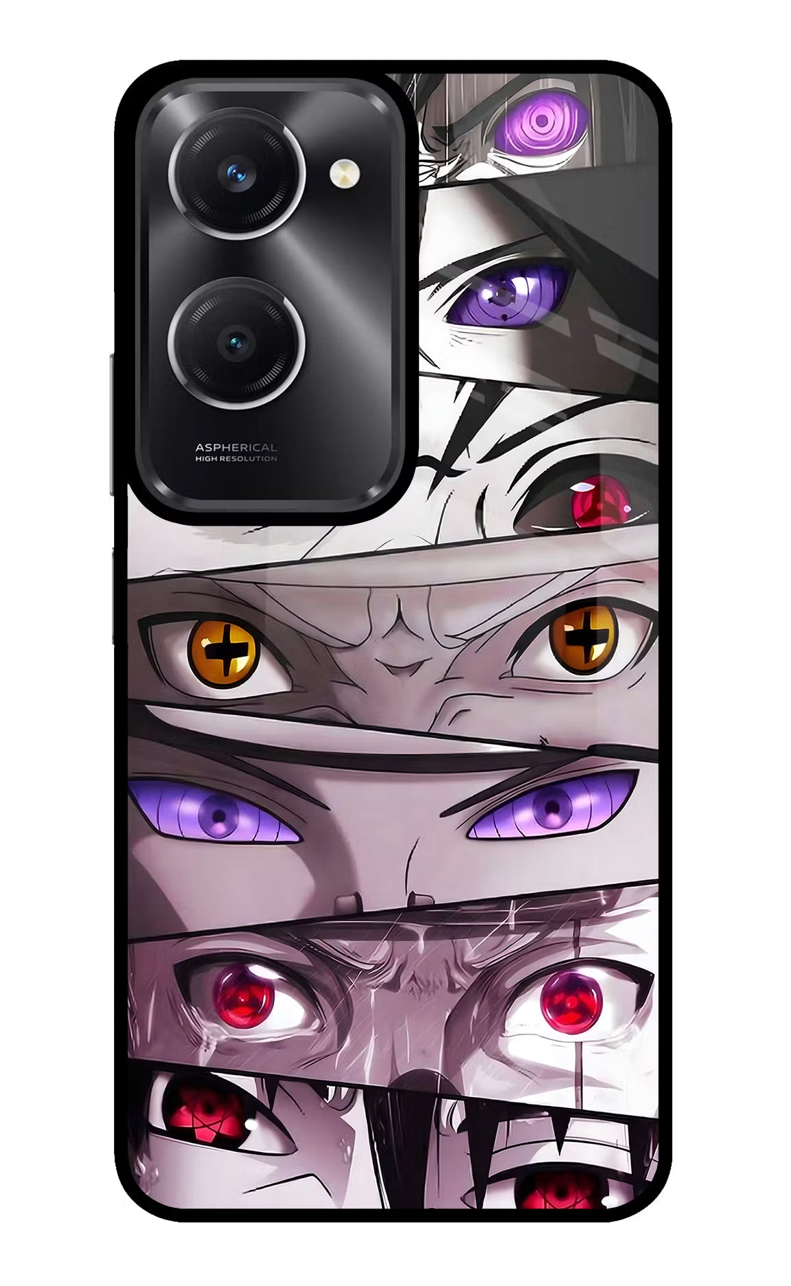 Naruto Anime Vivo T3 Lite 5G Glass Case