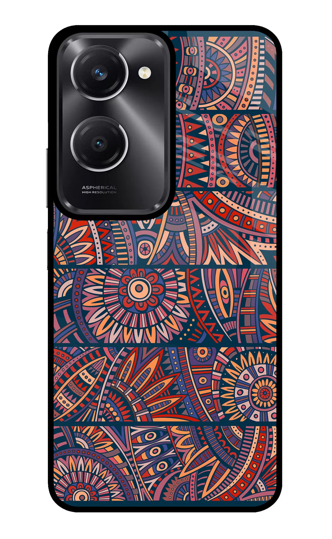 African Culture Design Vivo T3 Lite 5G Glass Case