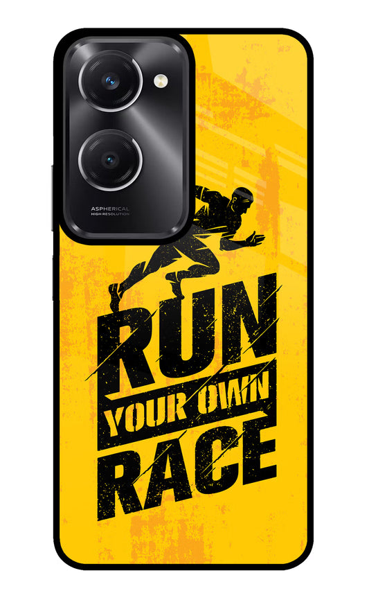 Run Your Own Race Vivo T3 Lite 5G Glass Case