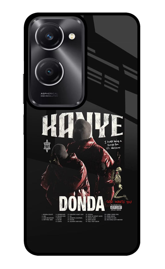 Donda Kanye West Vivo T3 Lite 5G Glass Case