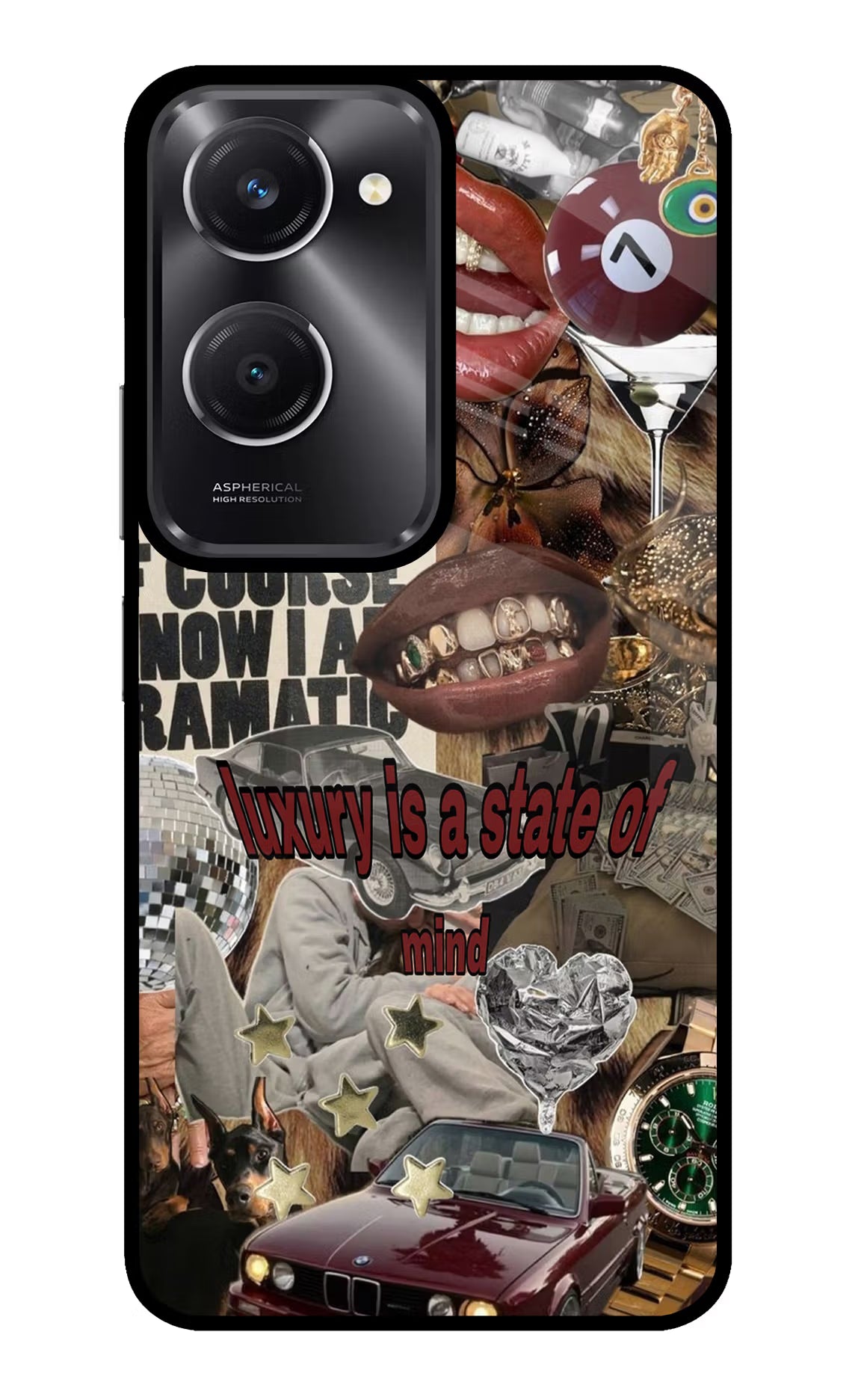 Luxury Vivo T3 Lite 5G Glass Case Back Cover by Casekaro