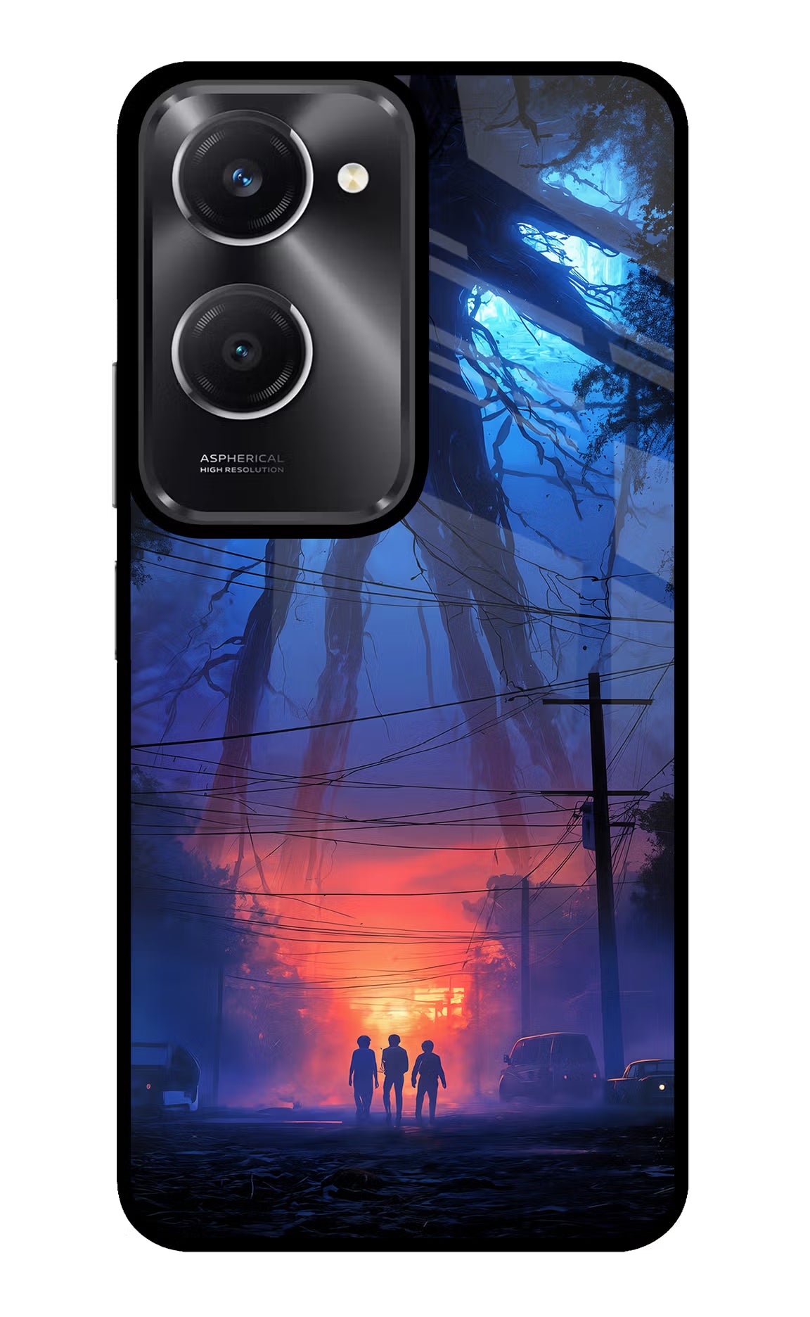 Ordinary Things Shadow Vivo T3 Lite 5G Glass Case Back Cover by Casekaro