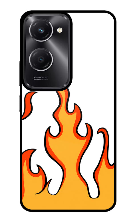 Fired Up – White Vivo T3 Lite 5G Glass Case