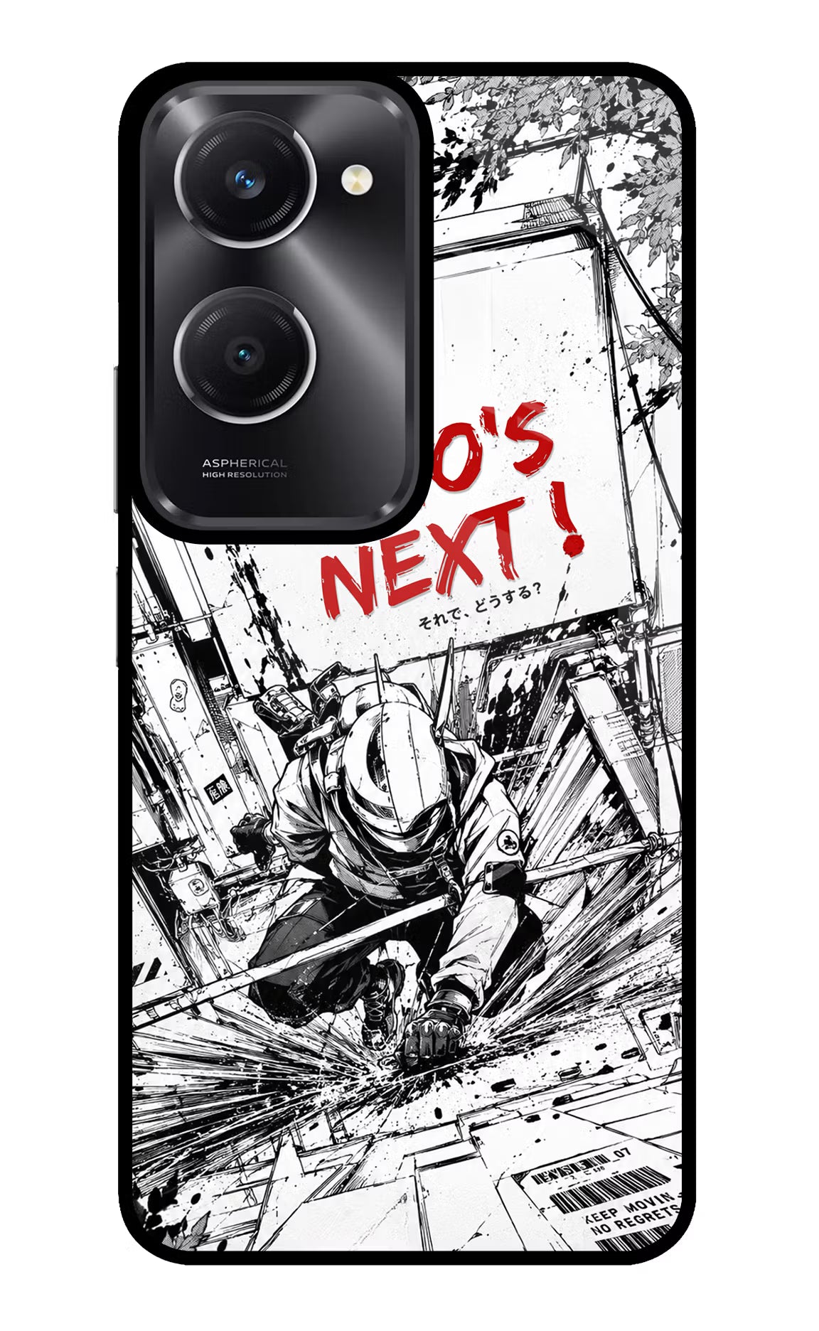 Who's Next Vivo T3 Lite 5G Glass Case Back Cover by Casekaro