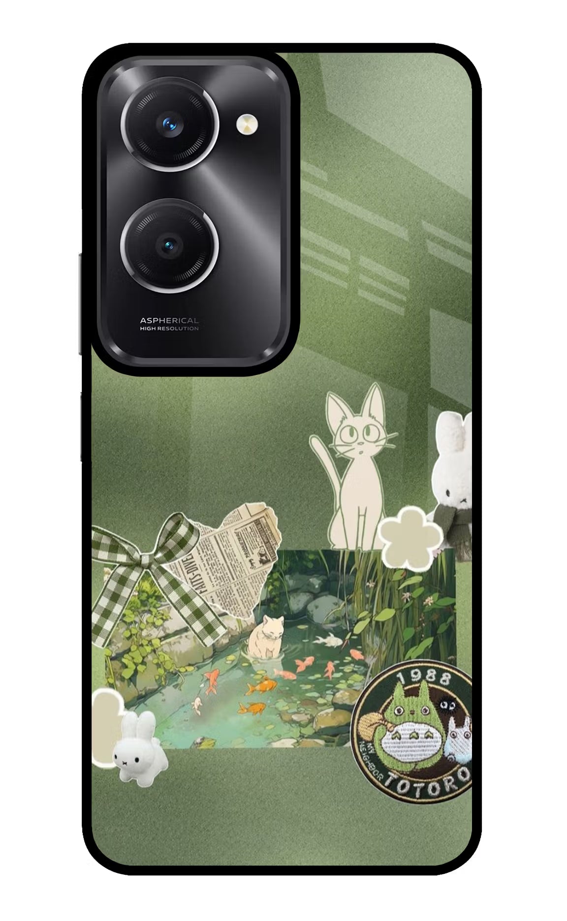 Aesthetic anime Vivo T3 Lite 5G Glass Case