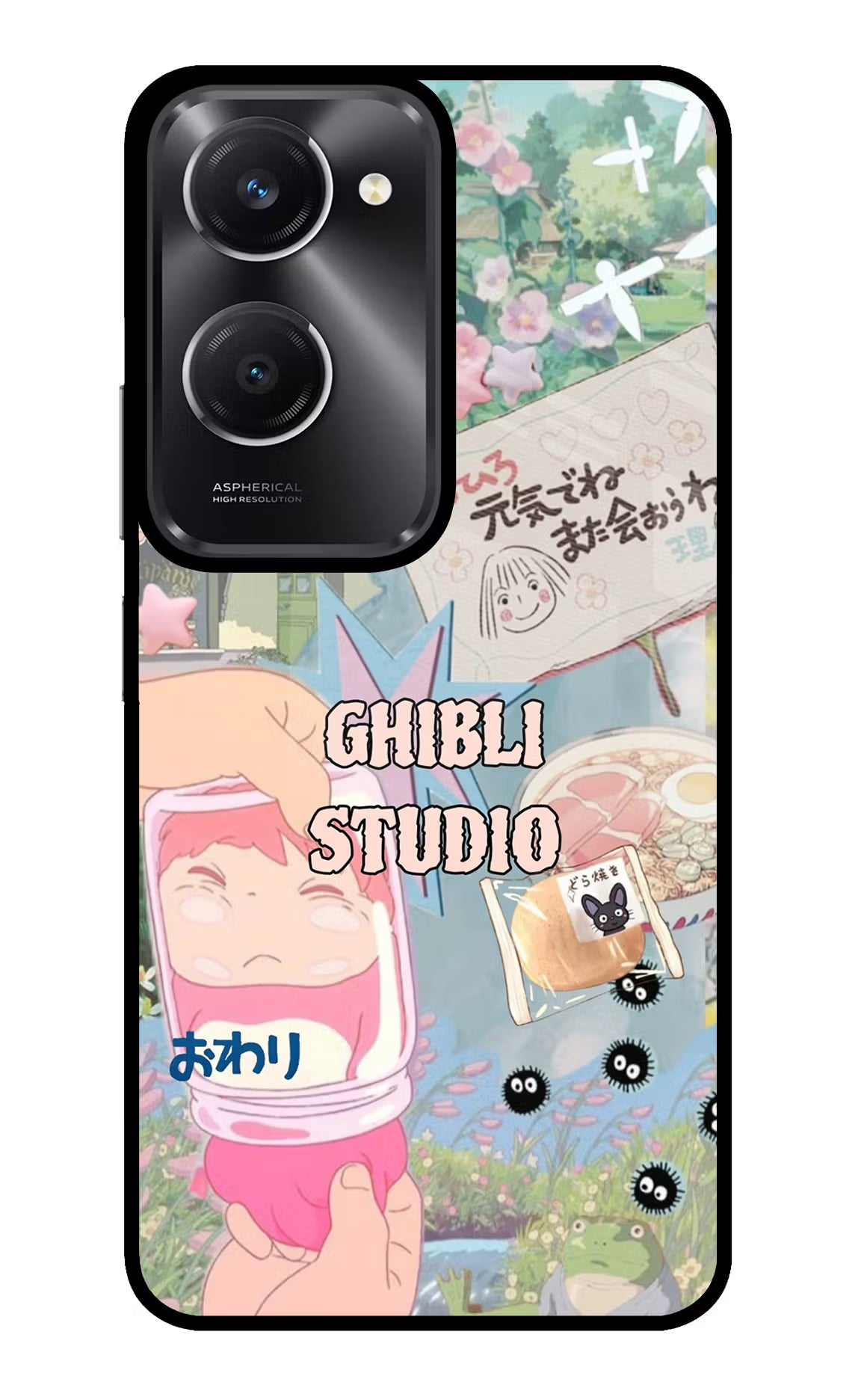 Studio Ghibli Vivo T3 Lite 5G Glass Case