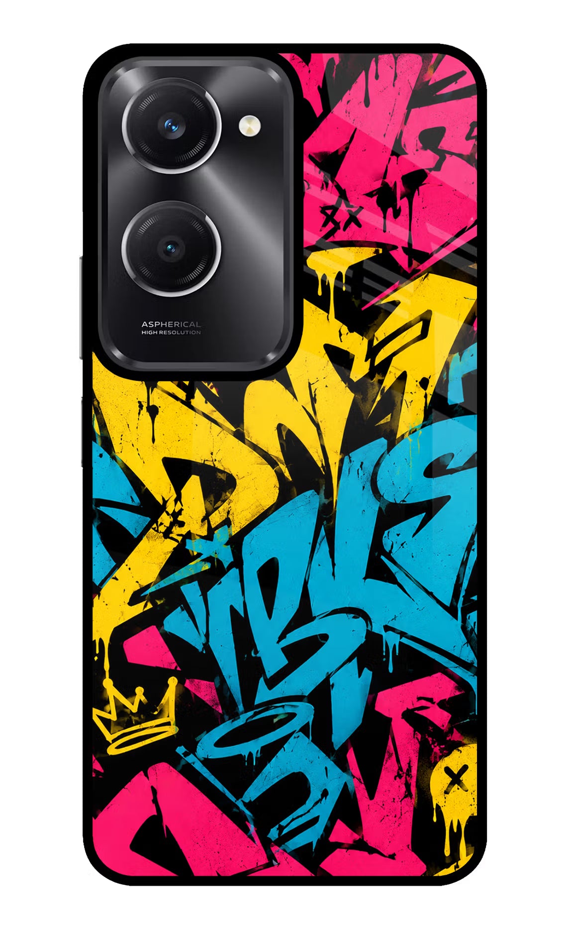 Graffiti Vibe Vivo T3 Lite 5G Glass Case