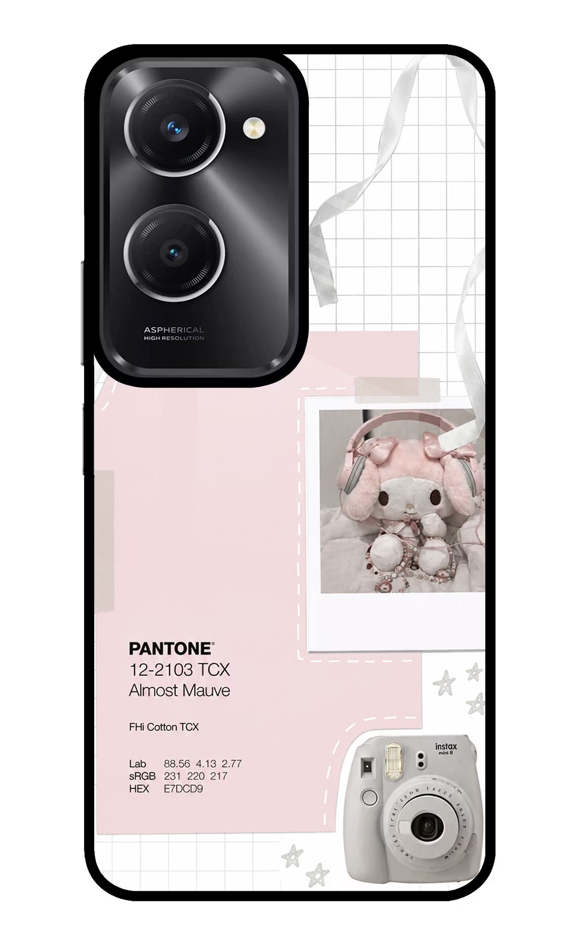 Pantone Asthetic Vivo T3 Lite 5G Glass Case