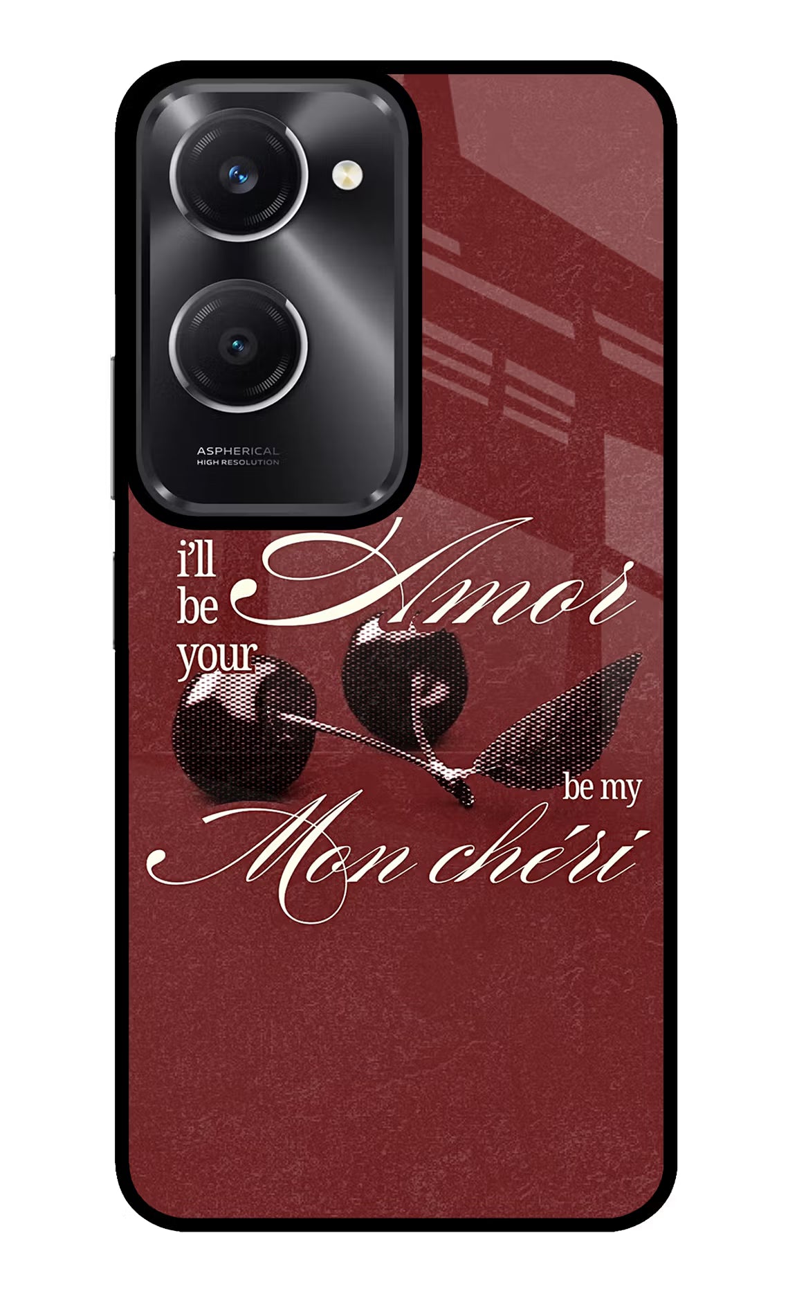 Velvet Cherry Vivo T3 Lite 5G Glass Case