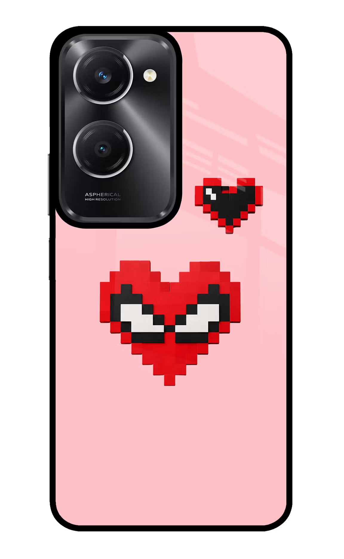 Gwen Heart Vivo T3 Lite 5G Glass Case